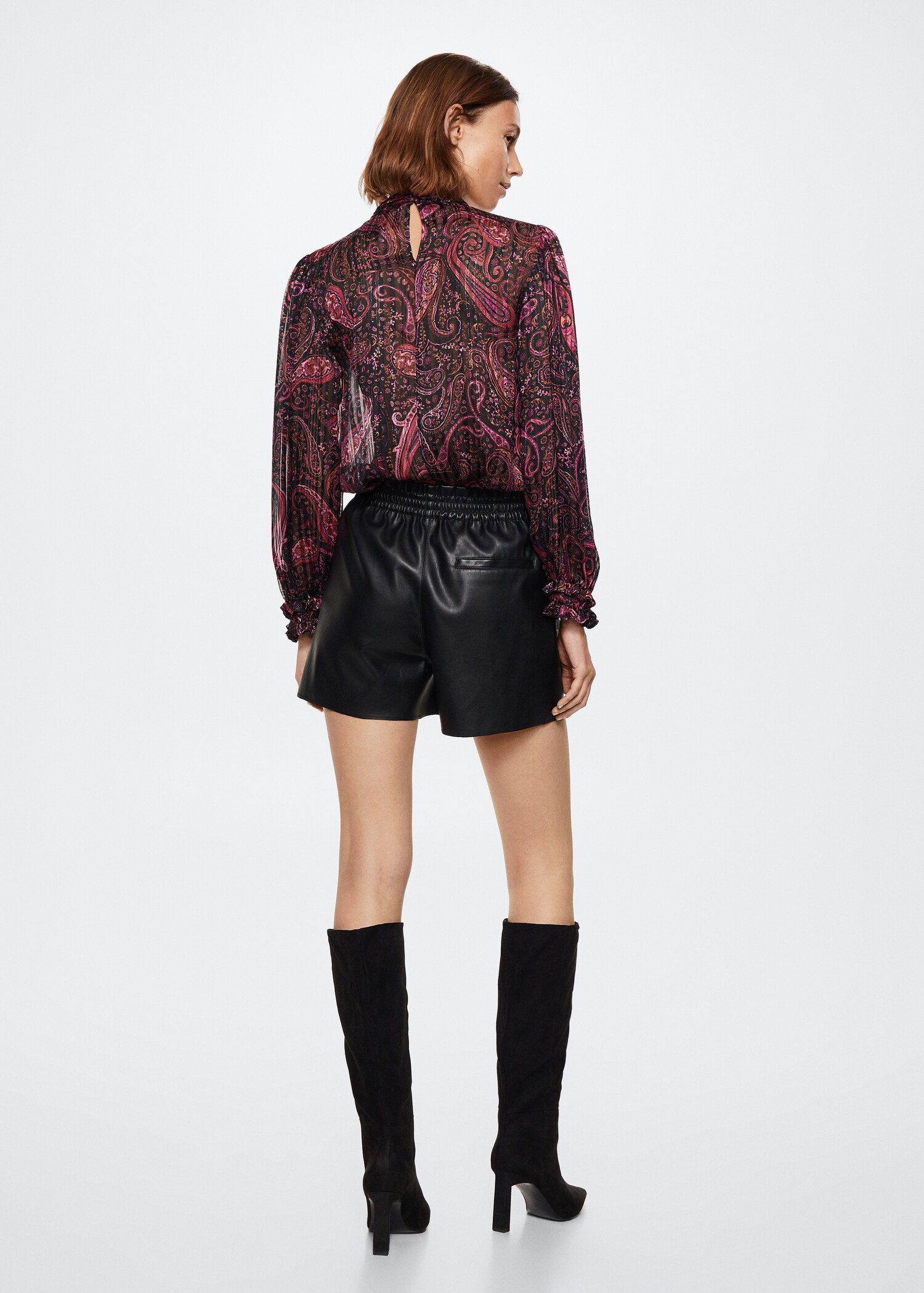 Paisley print blouse - Reverse of the article