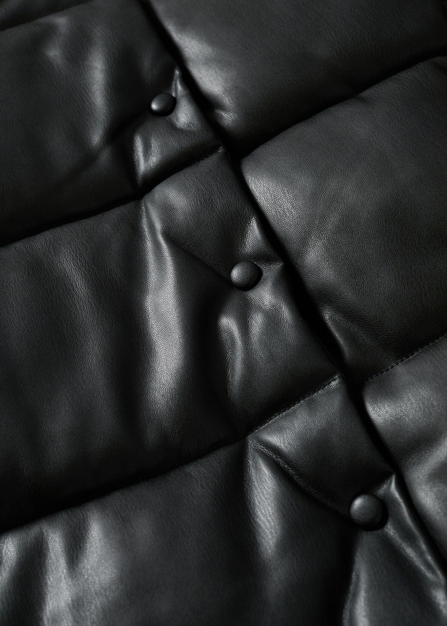 Anorak acolchado efecto piel - Detalle del artículo 8