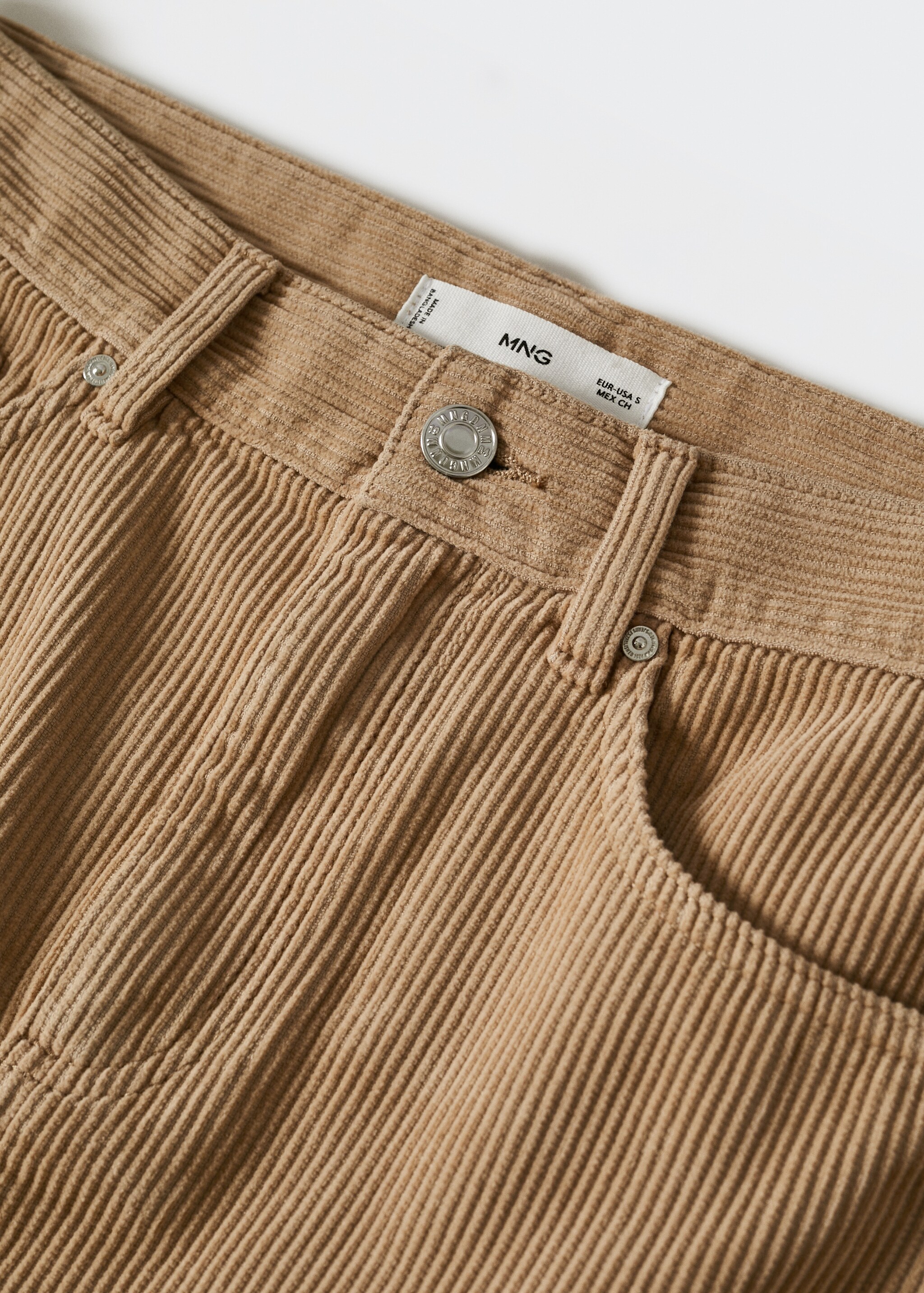 Corduroy miniskirt - Details of the article 8