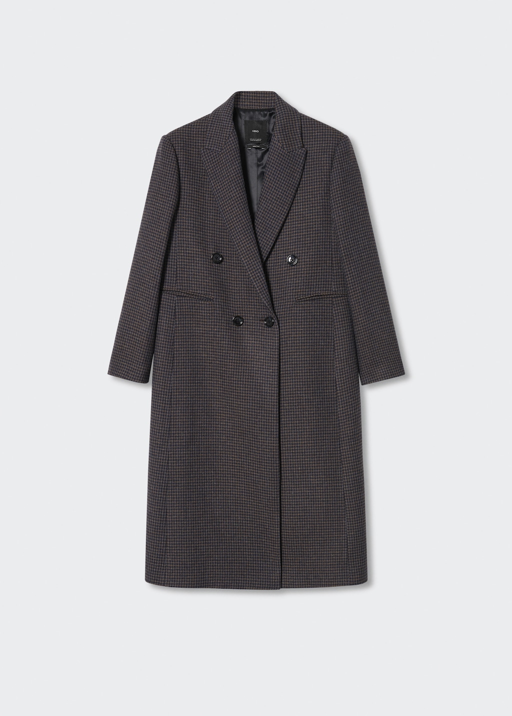 Houndstooth wool-blend coat - Women | MANGO Kosovo Houndstooth wool-blend coat - Women | MANGO Kosovo