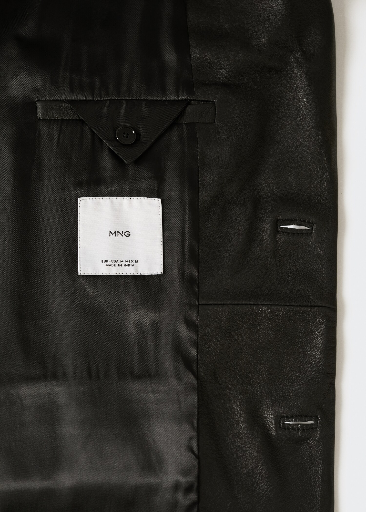 100% leather blazer - Details of the article 0