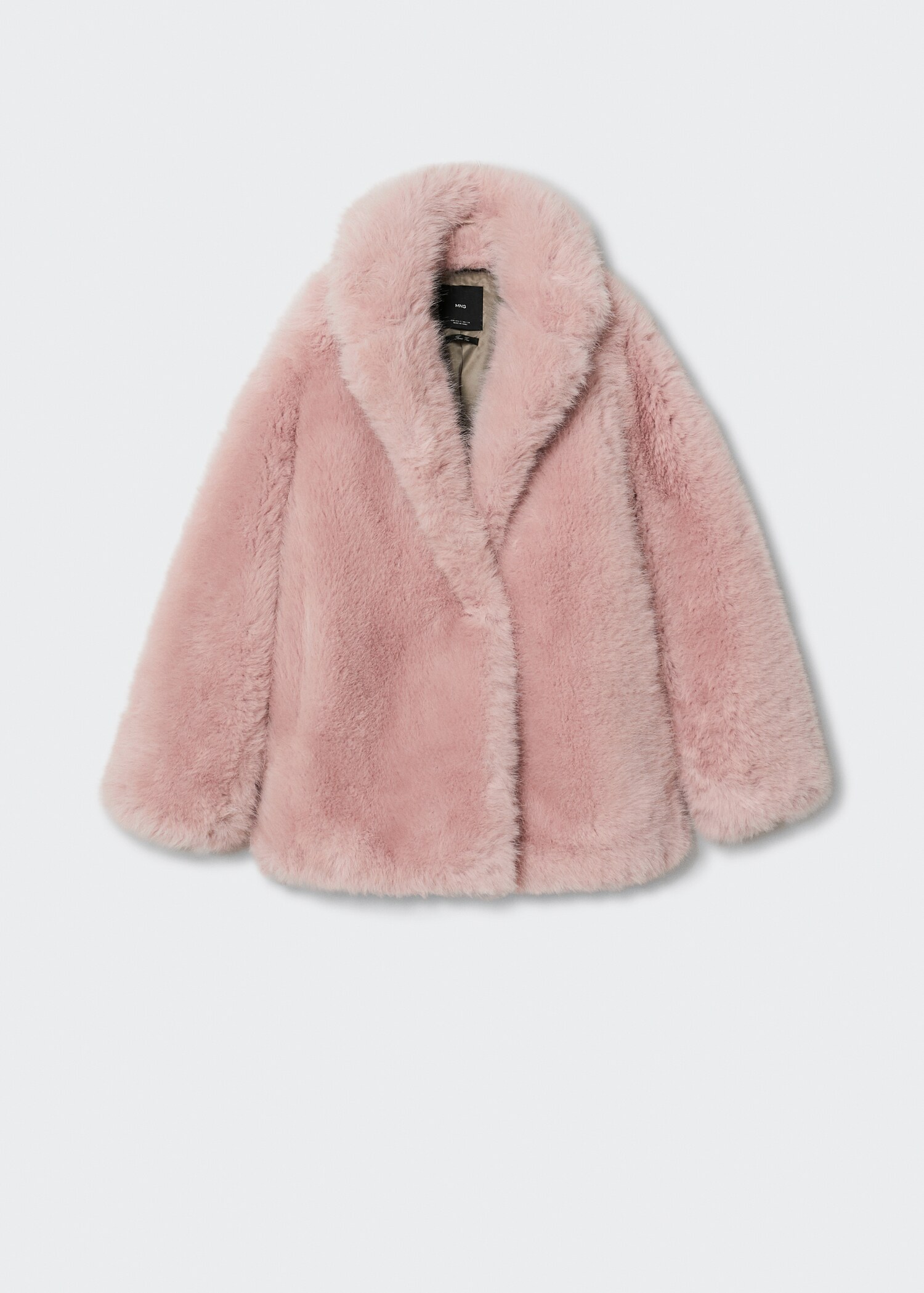 Manteau oversize en fausse fourrure - Article sans modèle