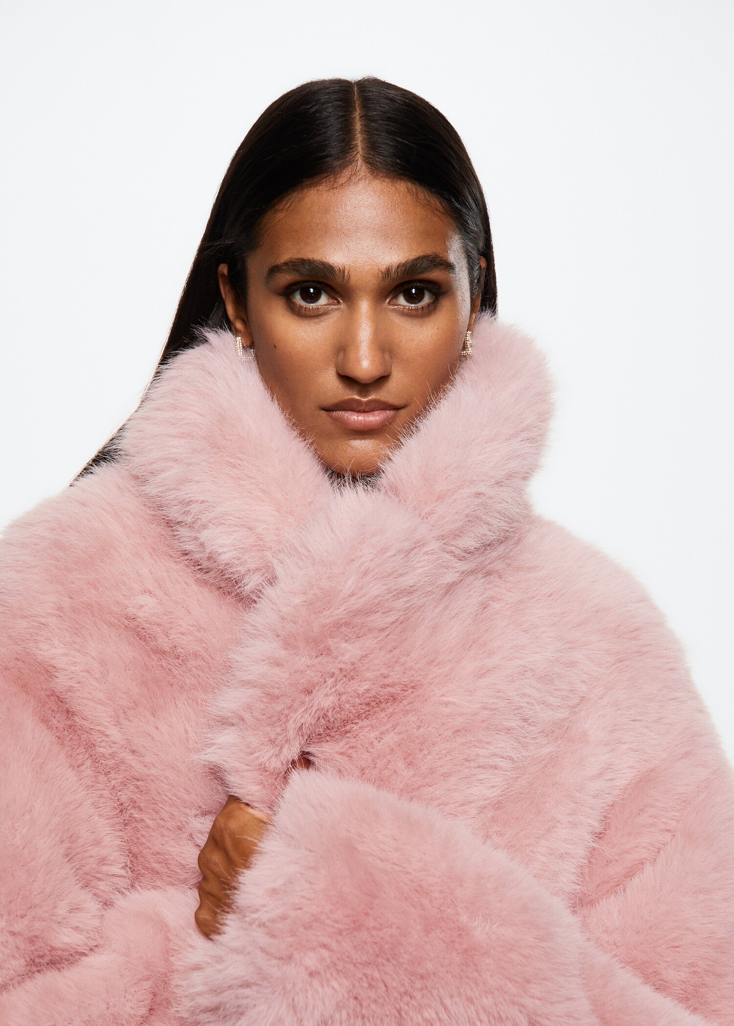 Manteau oversize en fausse fourrure - Détail de l'article 1