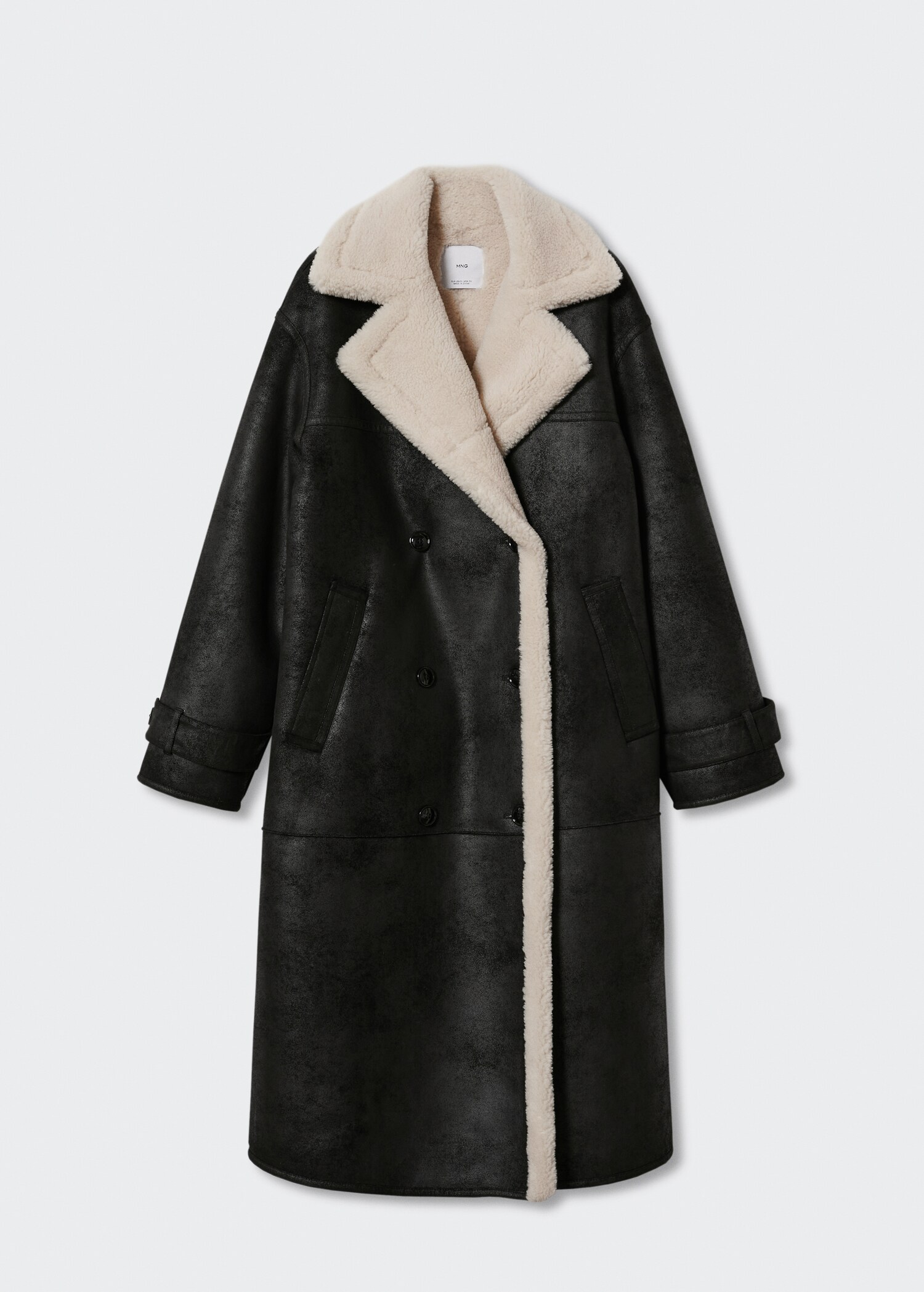 Παλτό oversize διπλής όψης - Προϊόν χωρίς μοντέλο