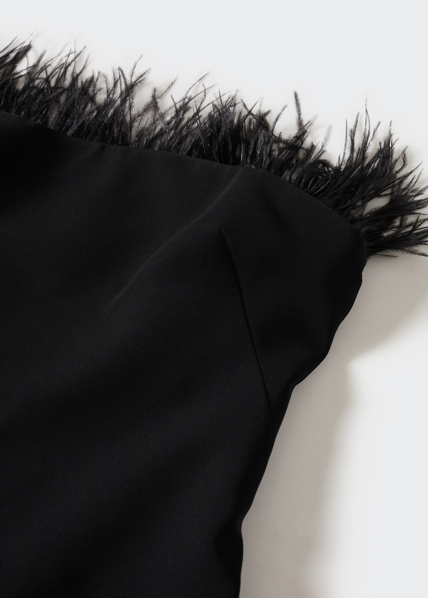 Feather-detail dress - Details of the article 0