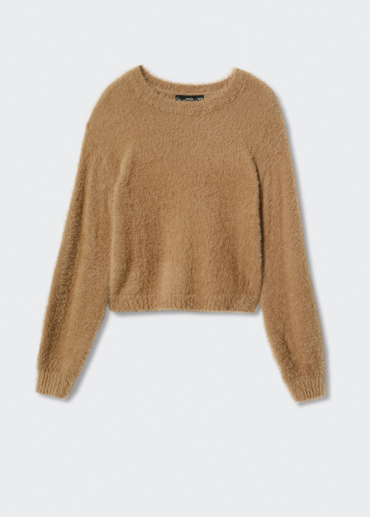 Faux fur knit sweater - Article without model