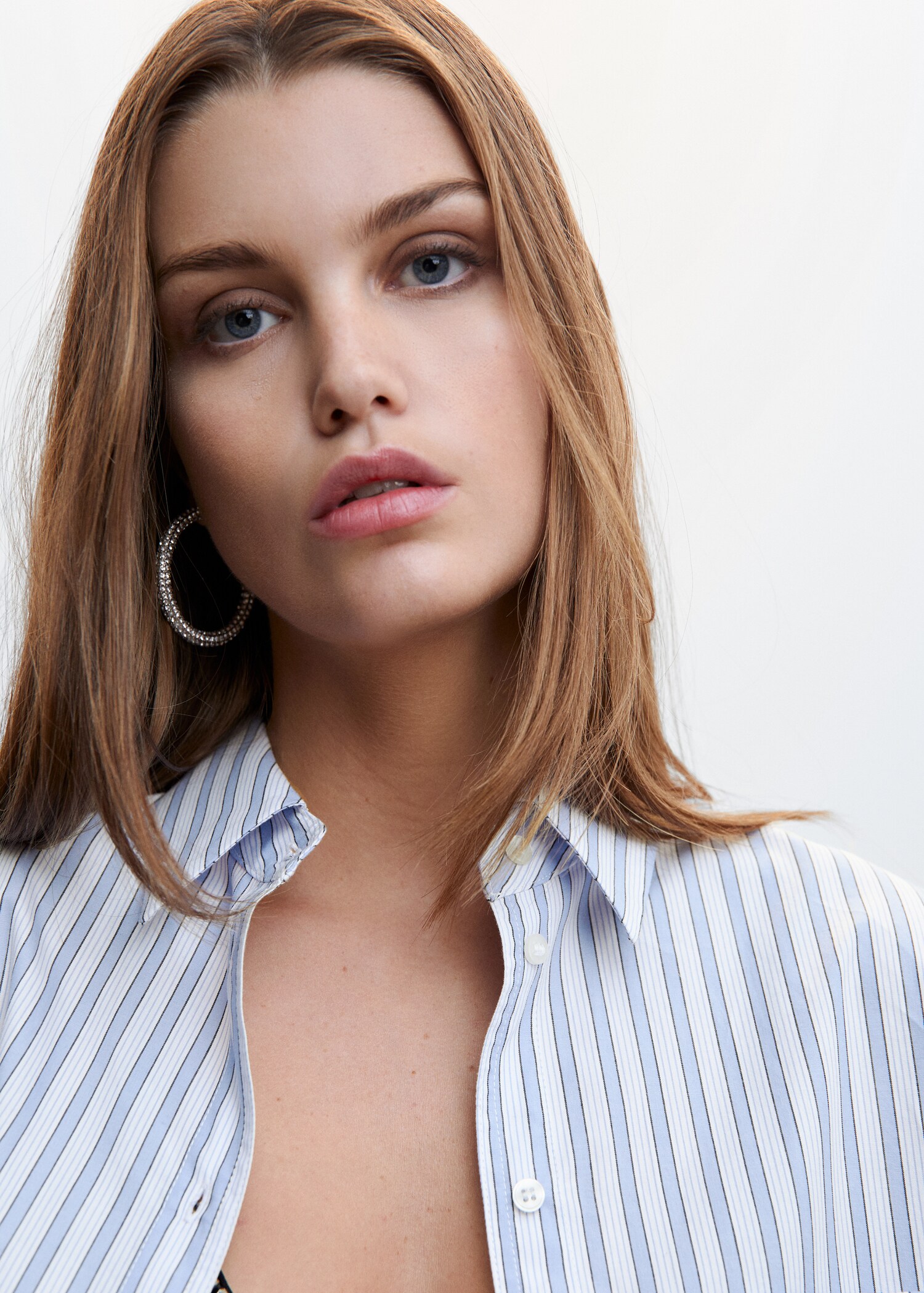 Striped cotton shirt - Details of the article 1