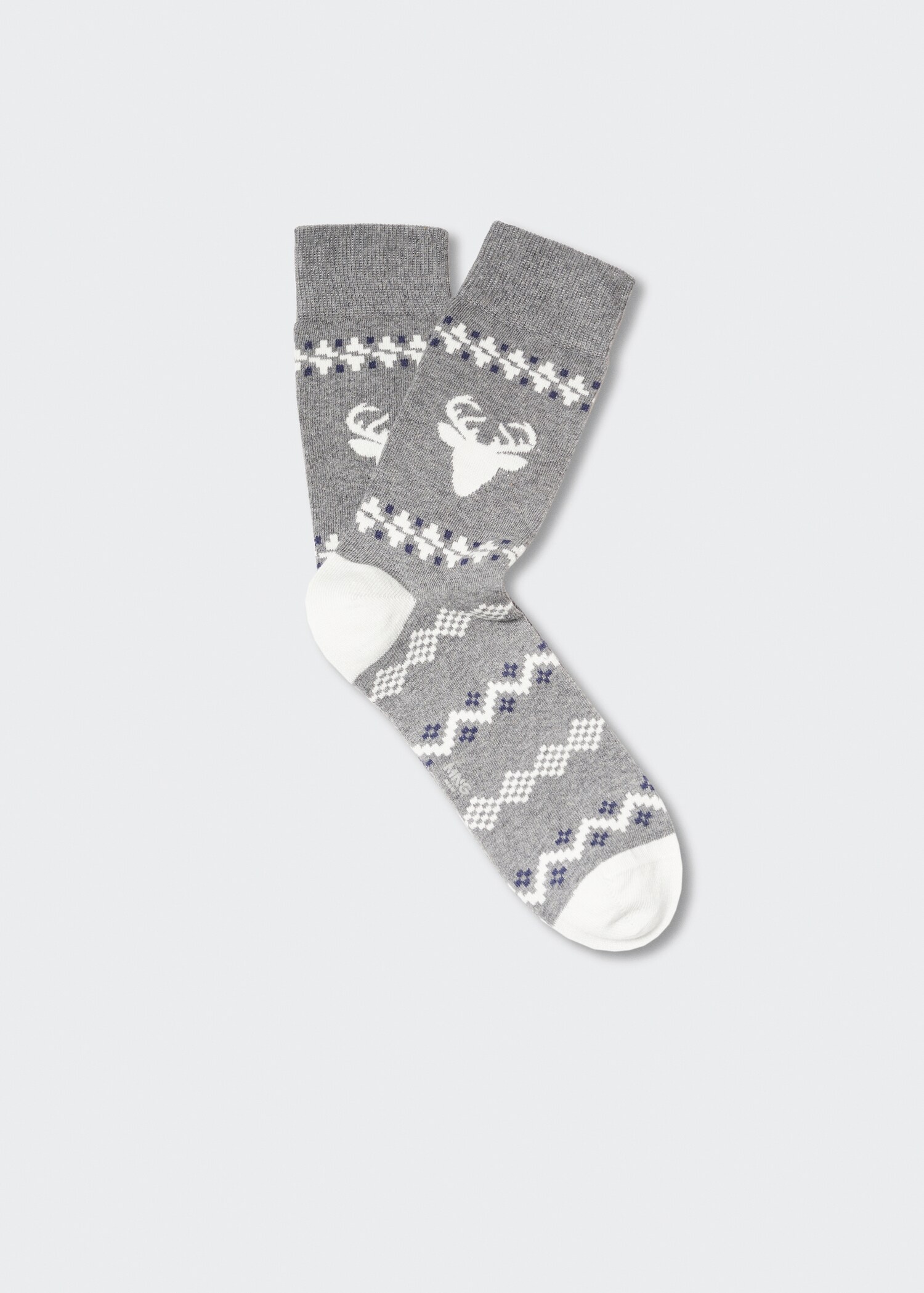 Chaussettes motifs jacquard - Article sans modèle