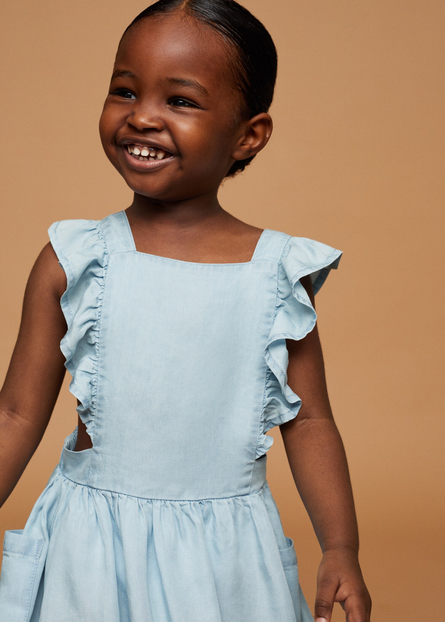 Lyocell ruffle dress - Medium plane