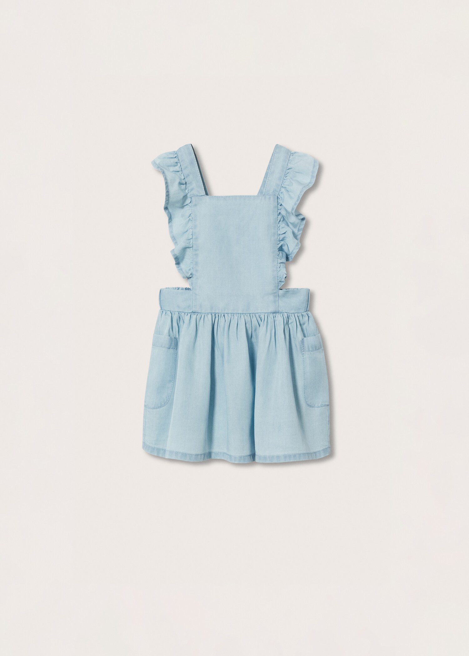 Lyocell ruffle dress - Article without model