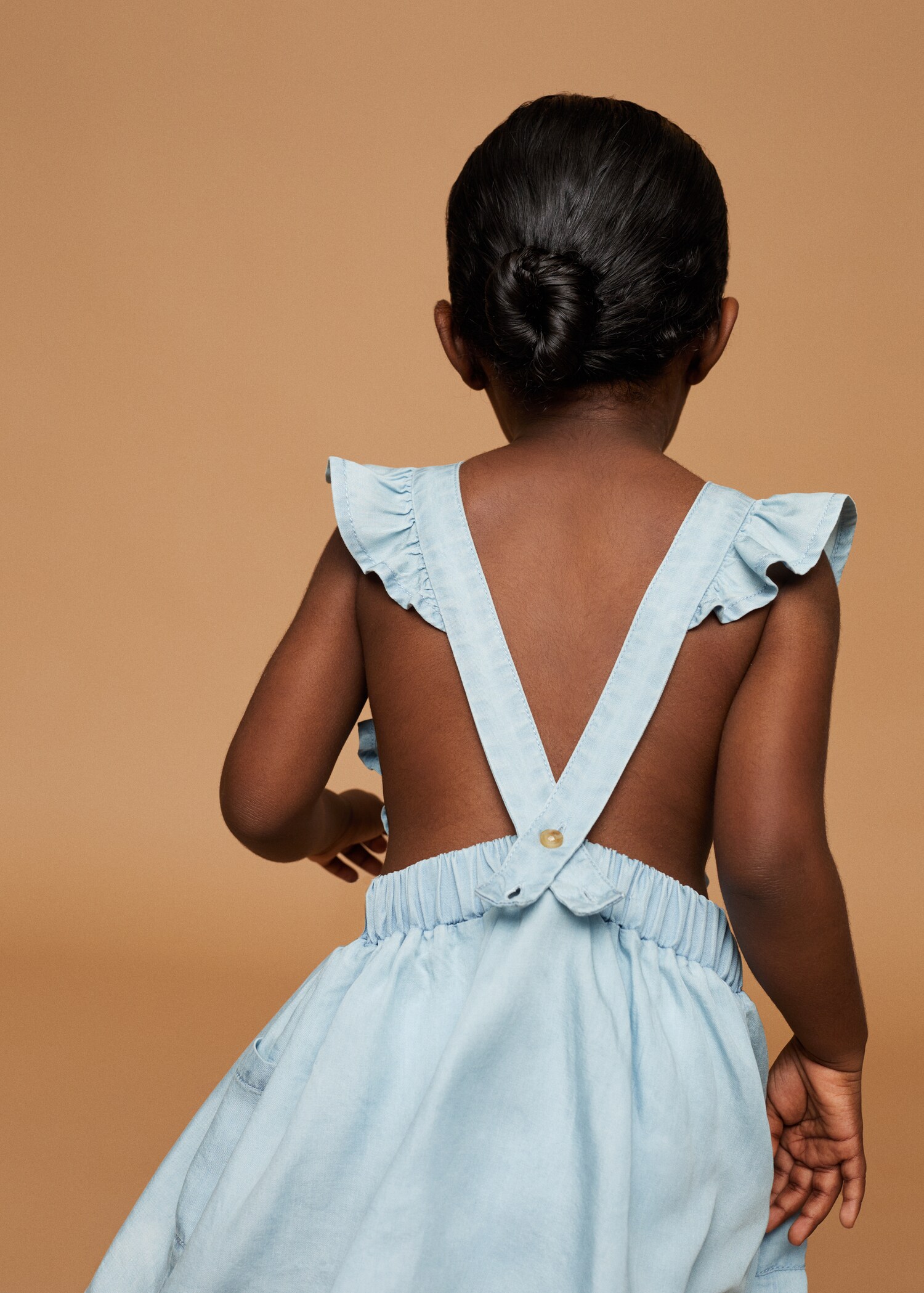 Lyocell ruffle dress - Details of the article 1