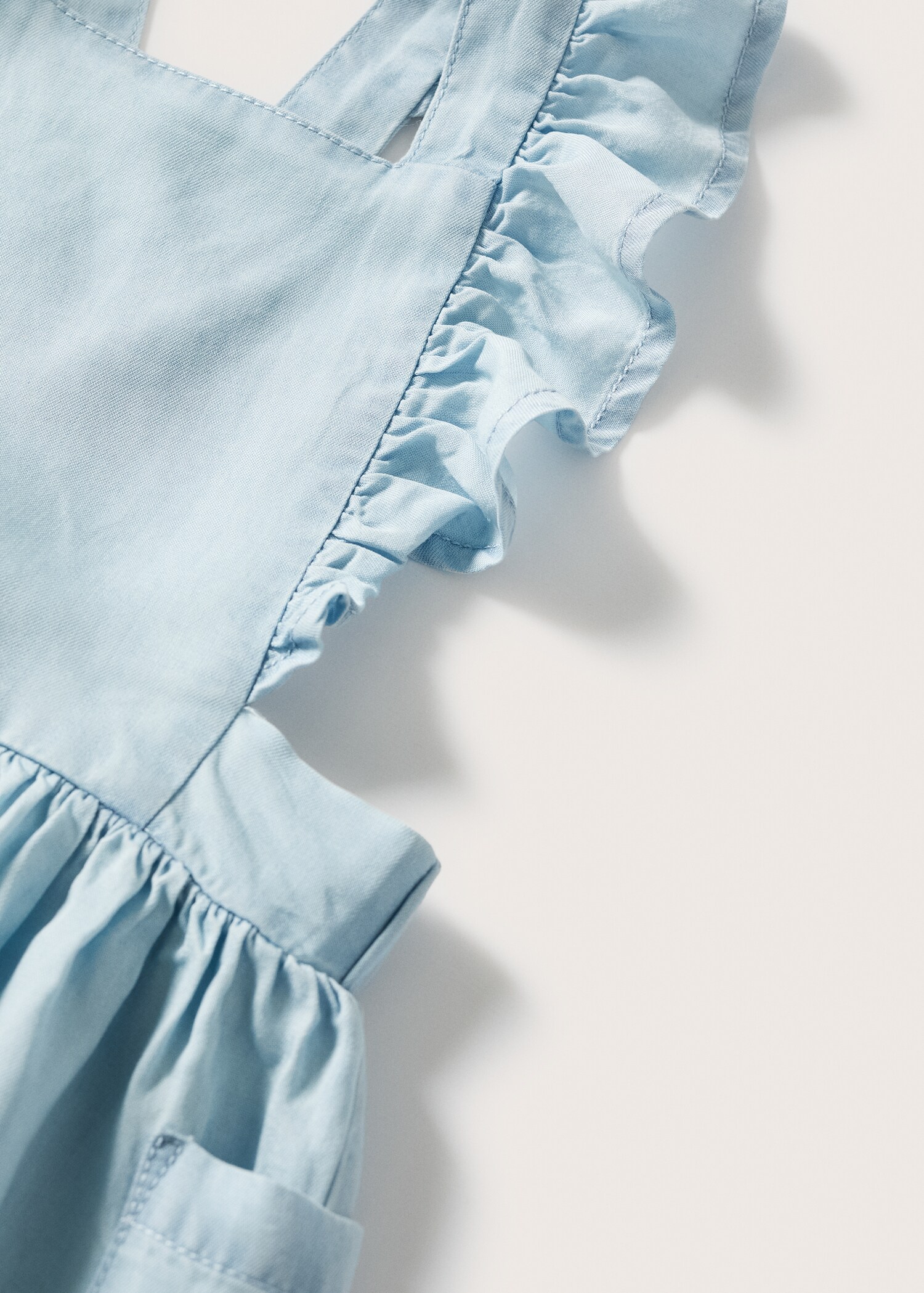 Lyocell ruffle dress - Details of the article 8