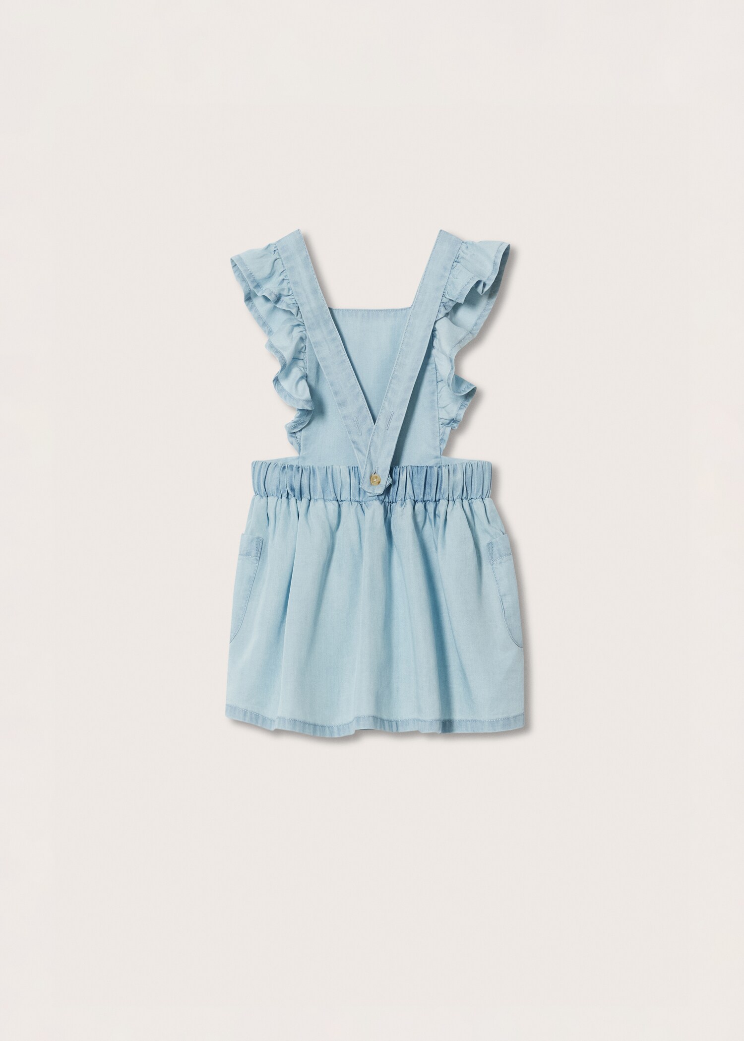Lyocell ruffle dress - Reverse of the article