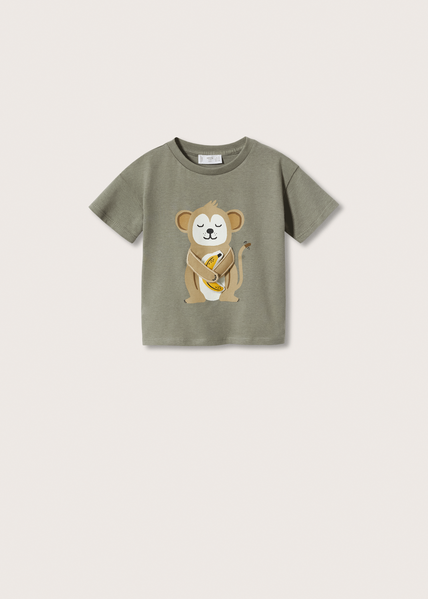 Embossed details printed t-shirt - Details of the article 6
