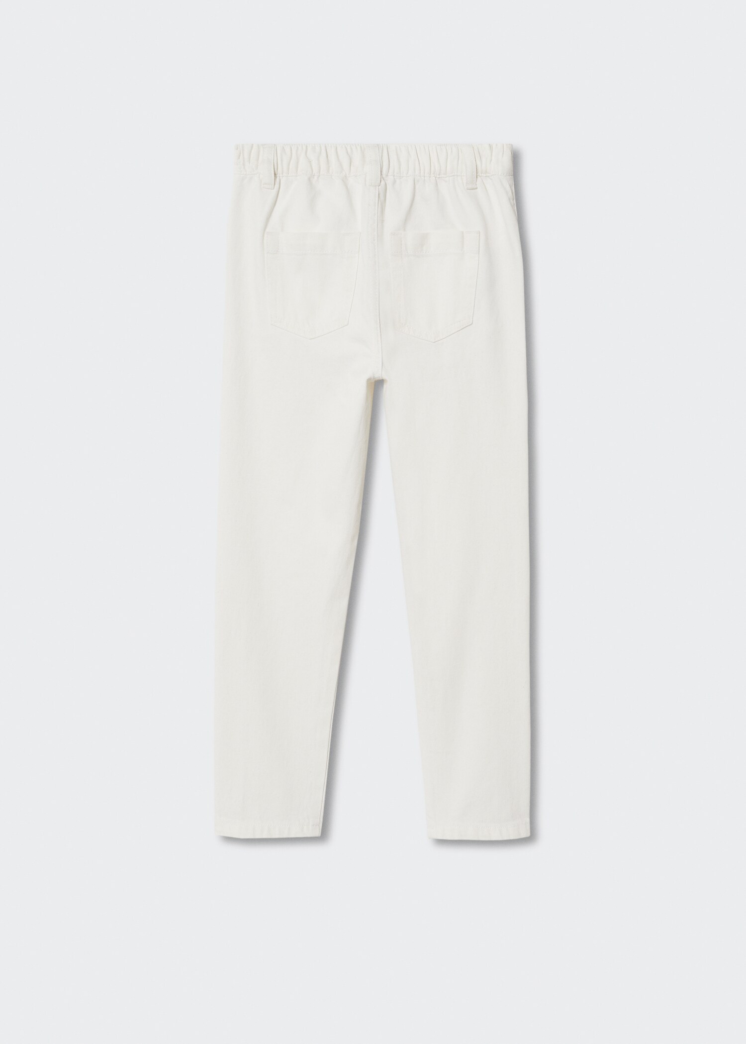 Gerade Bundfaltenhose - Rückseite des Artikels