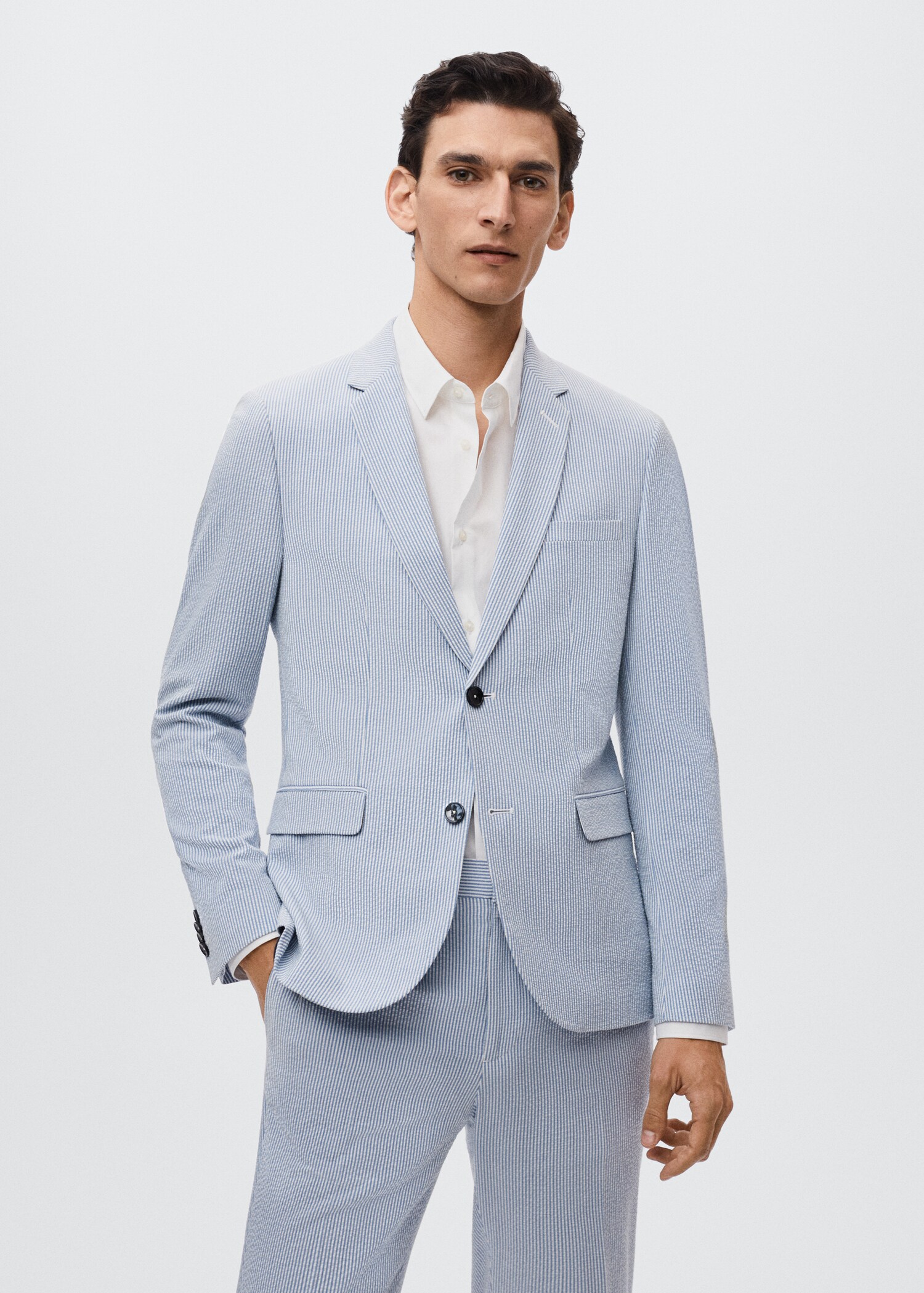 Veste de costume super slim fit - Plan moyen