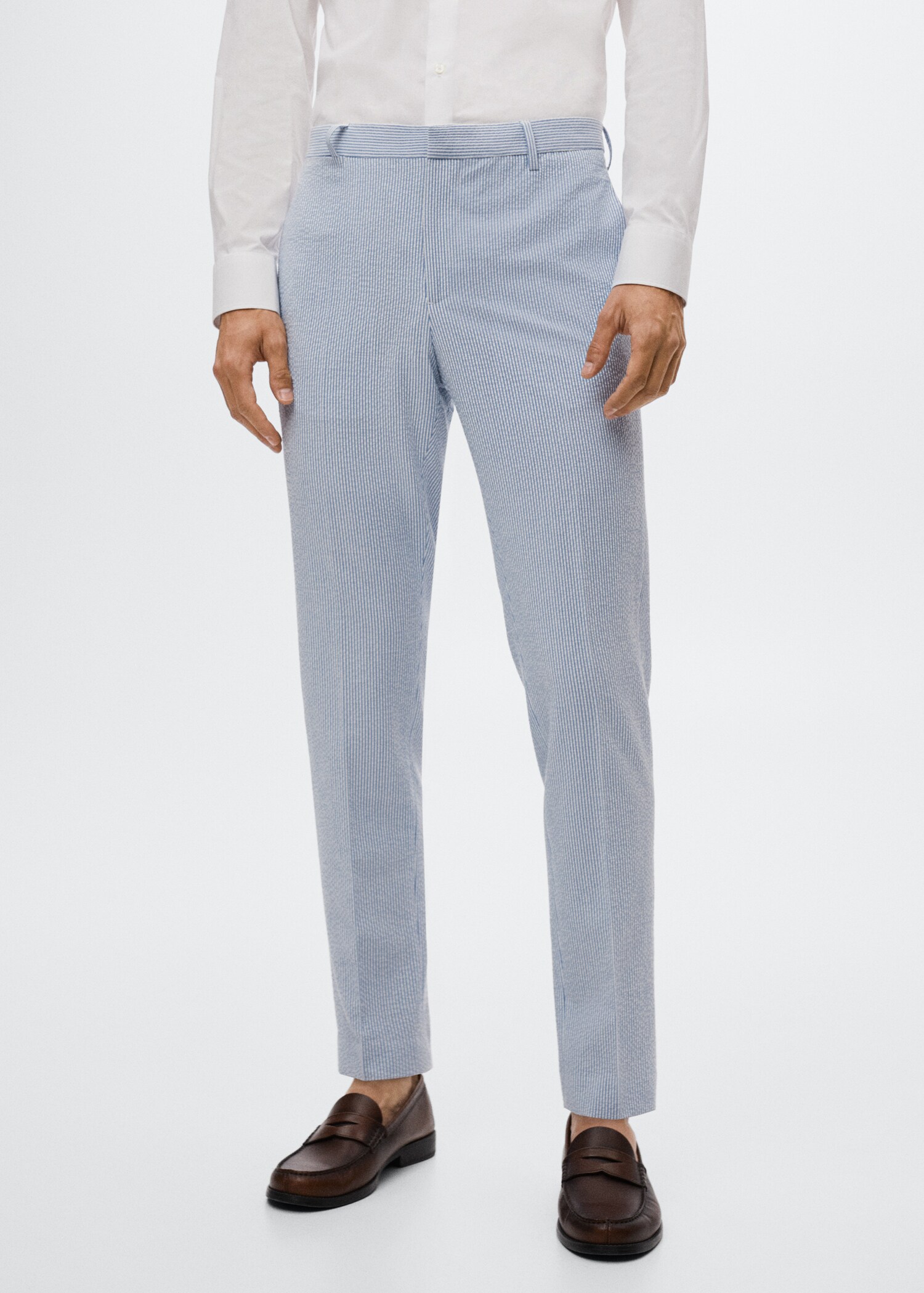 Костюмные брюки super slim fit - Средний план