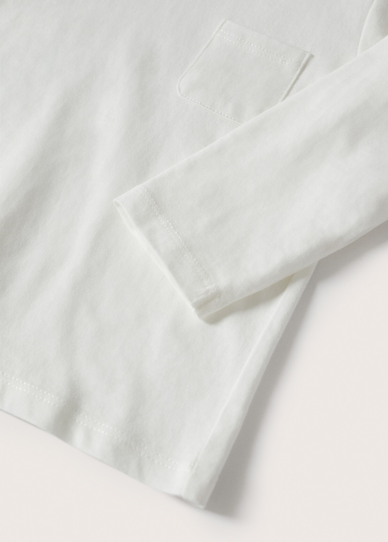 T-shirt manches longues poche - Détail de l'article 9