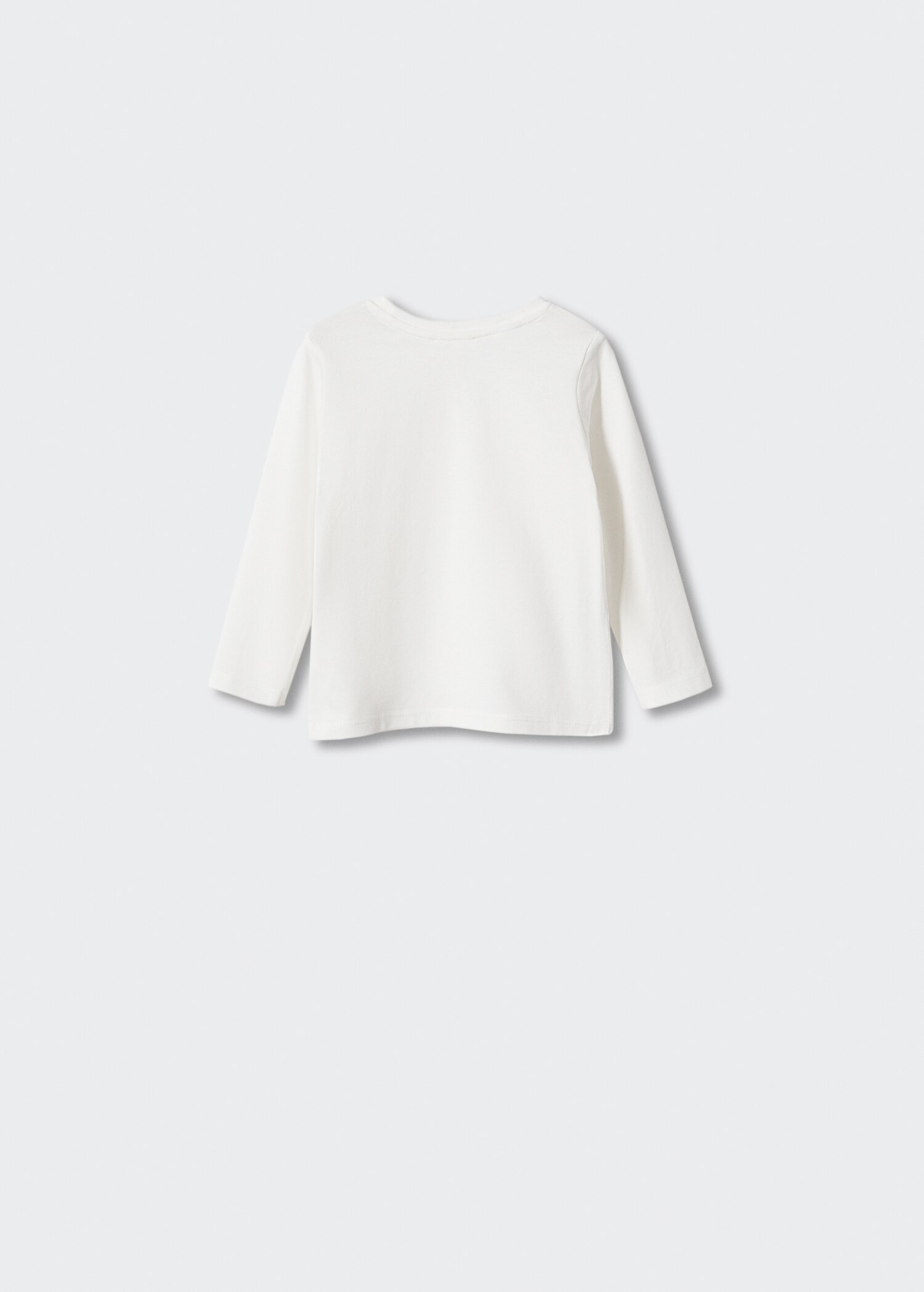T-shirt manches longues poche - Verso de l’article