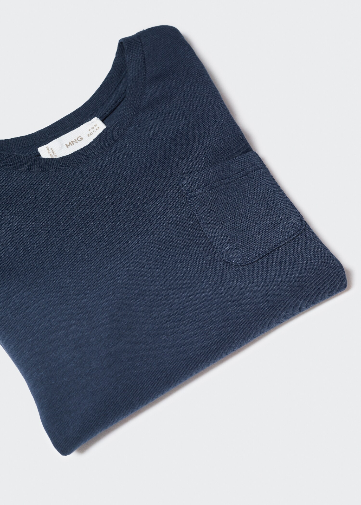 T-shirt manches longues poche - Détail de l'article 8