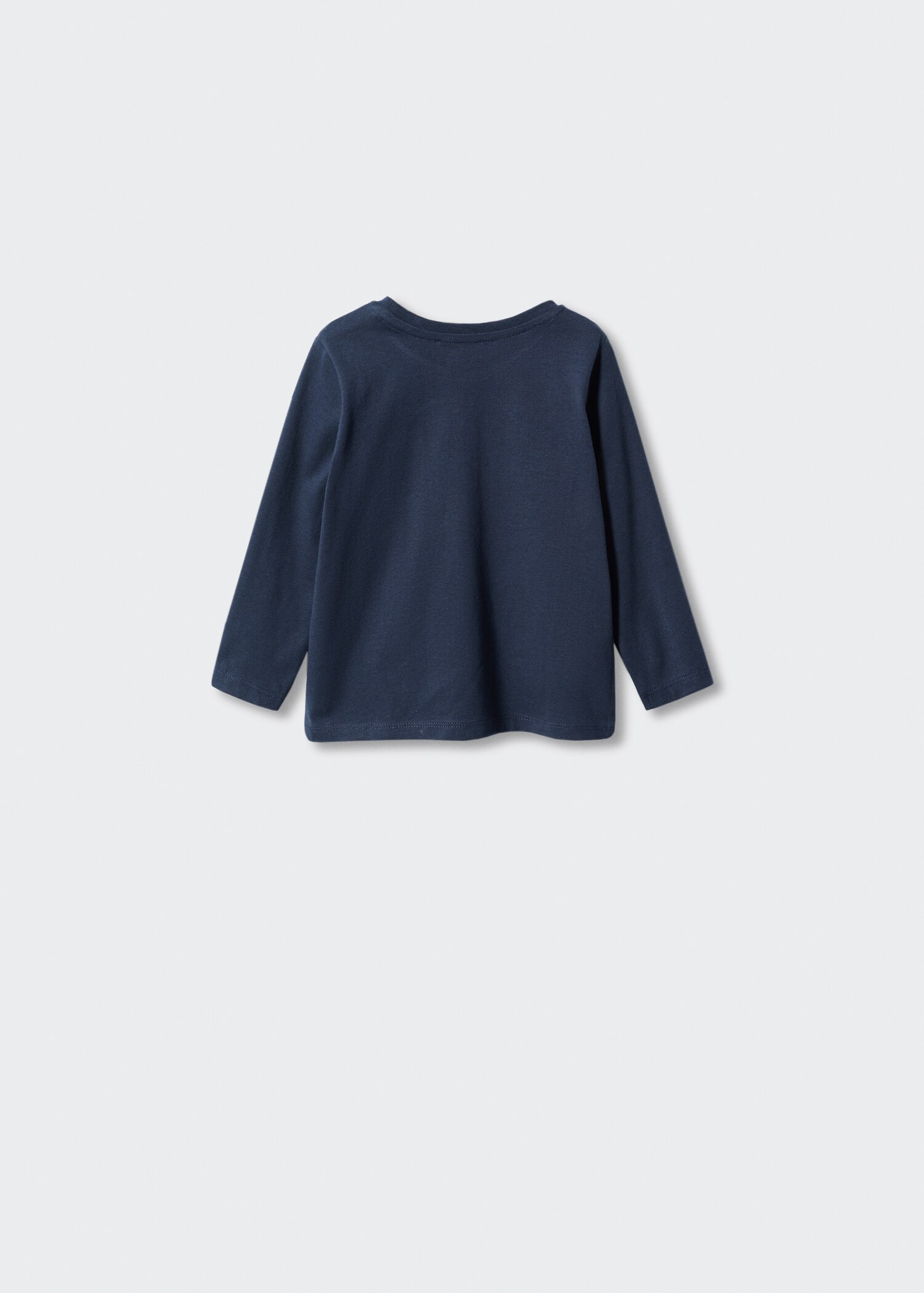 T-shirt manches longues poche - Verso de l’article