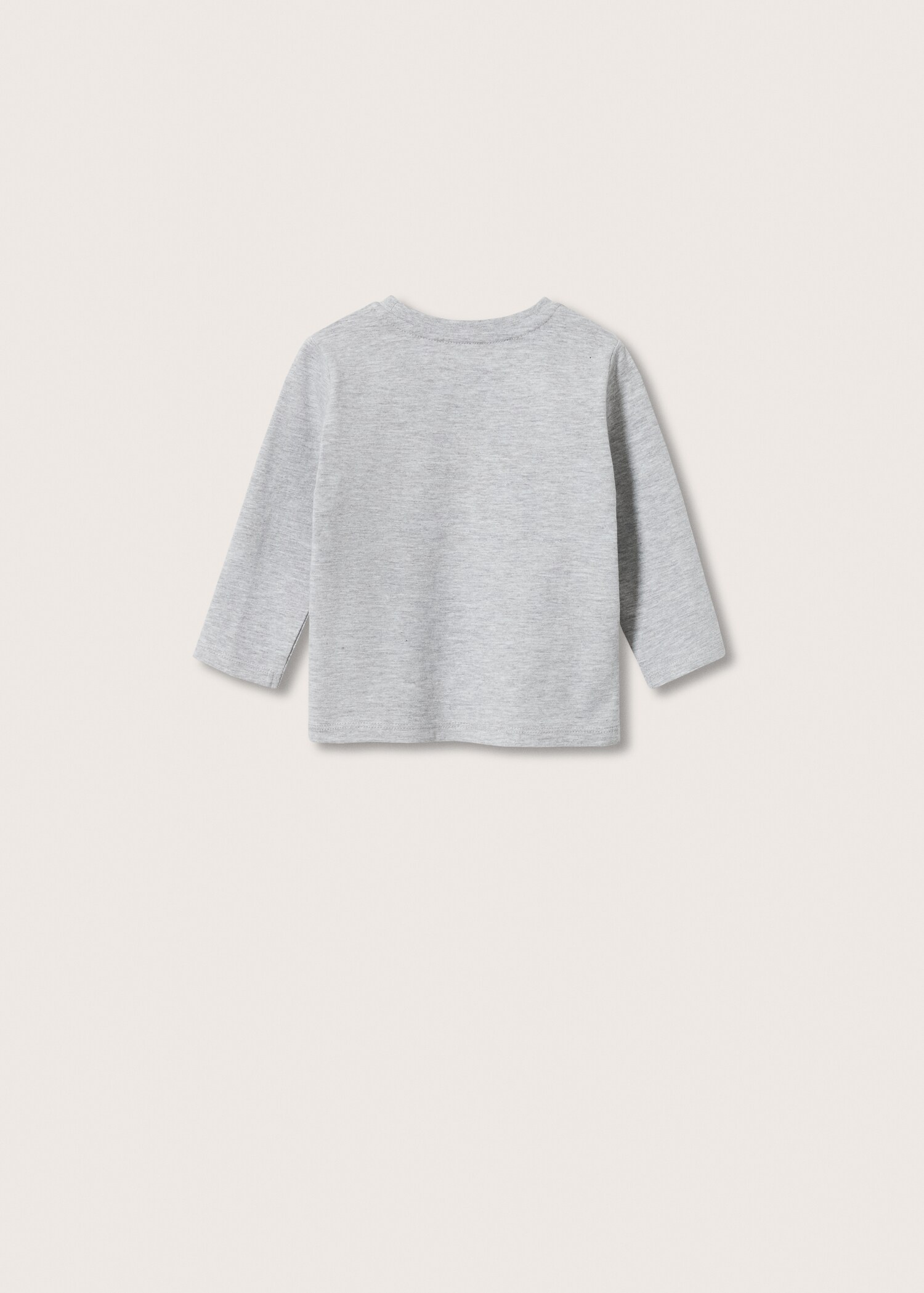 T-shirt manches longues poche - Verso de l’article