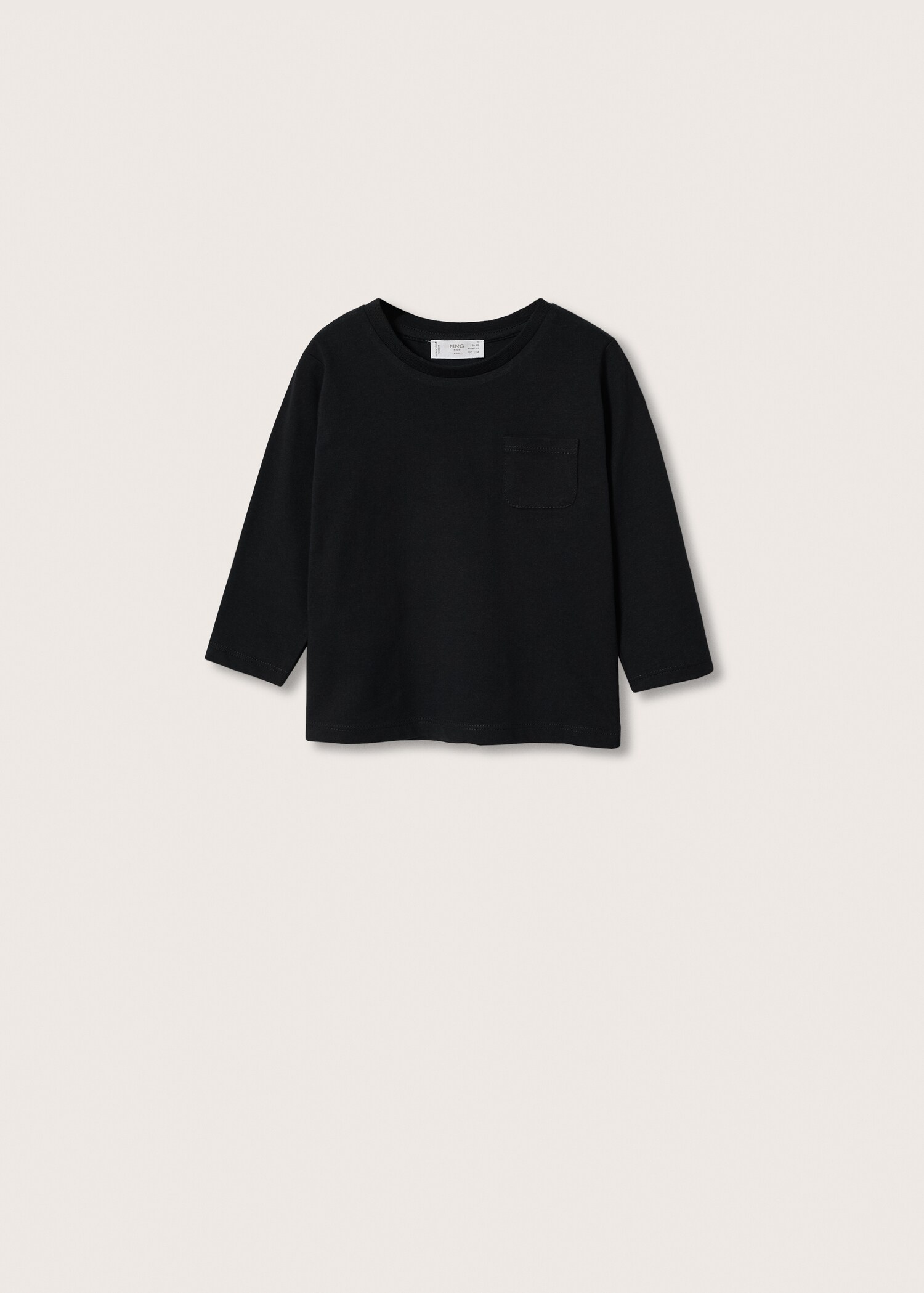 T-shirt manches longues poche - Article sans modèle