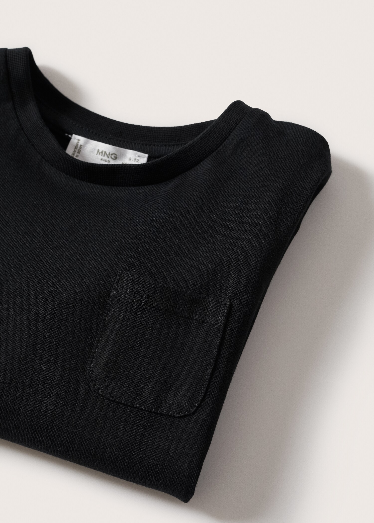 T-shirt manches longues poche - Détail de l'article 7