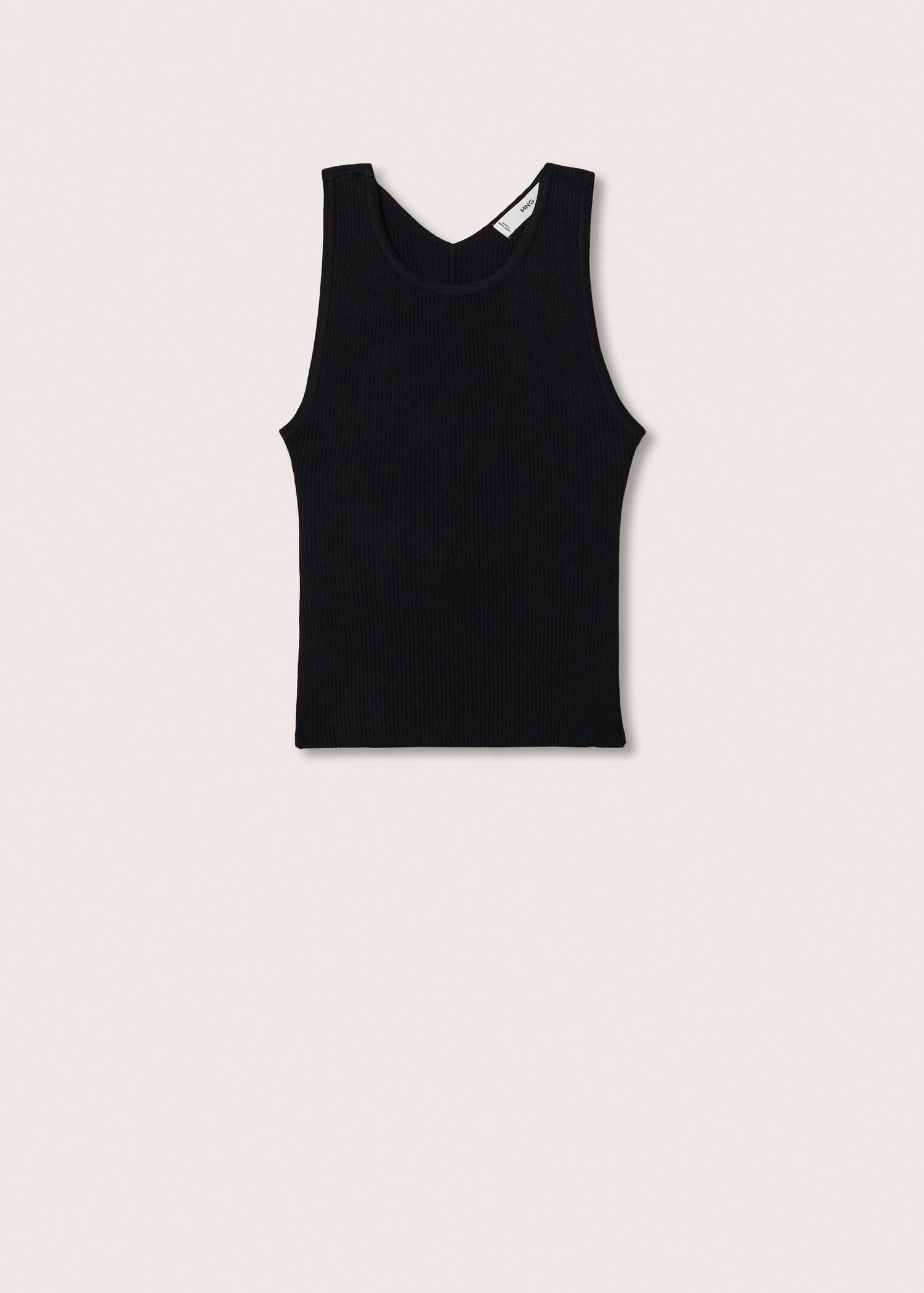 Slit knit top - Article without model
