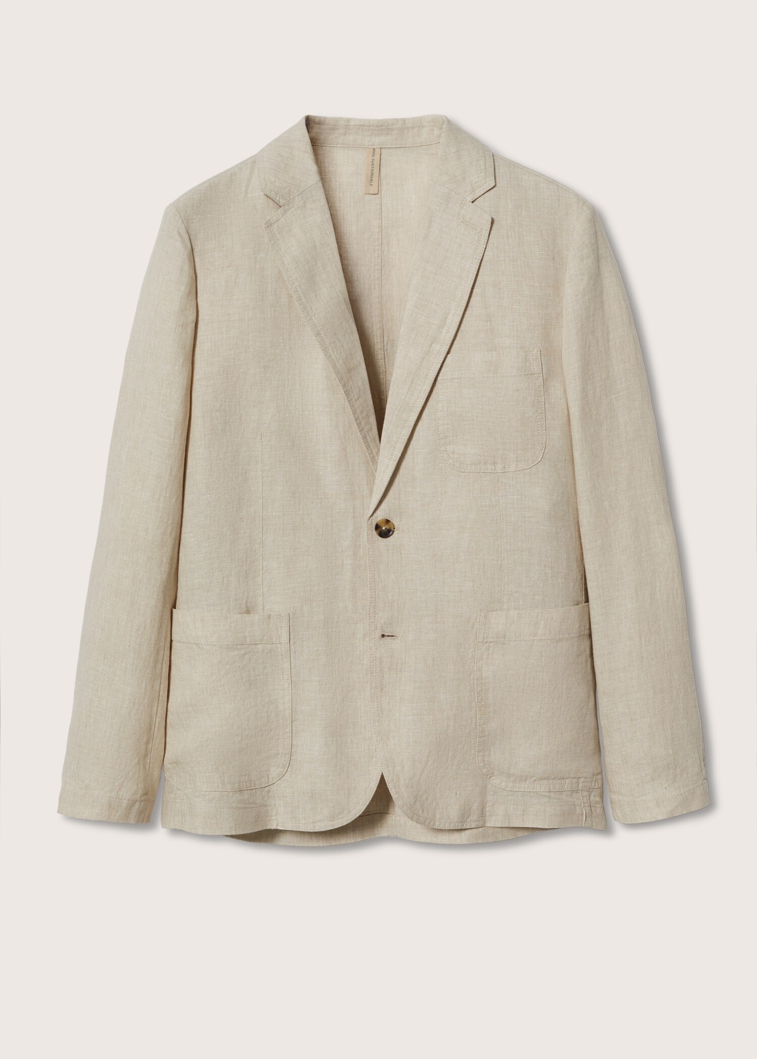 Veste slim-fit lin - Article sans modèle