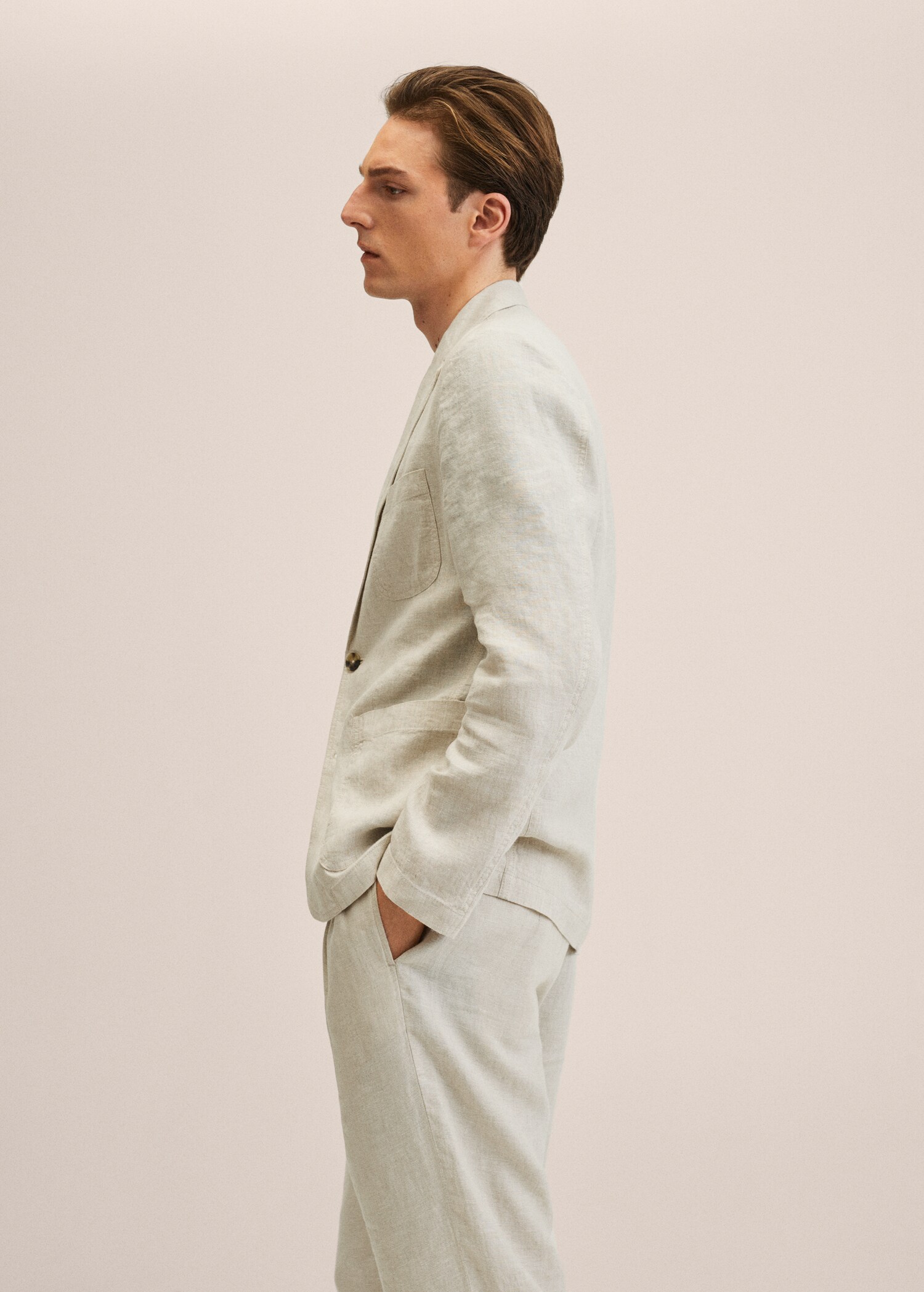 Veste slim-fit lin - Détail de l'article 2