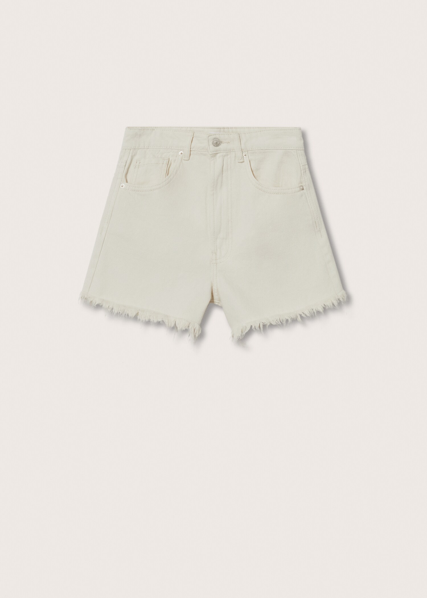 Frayed denim shorts - Article without model