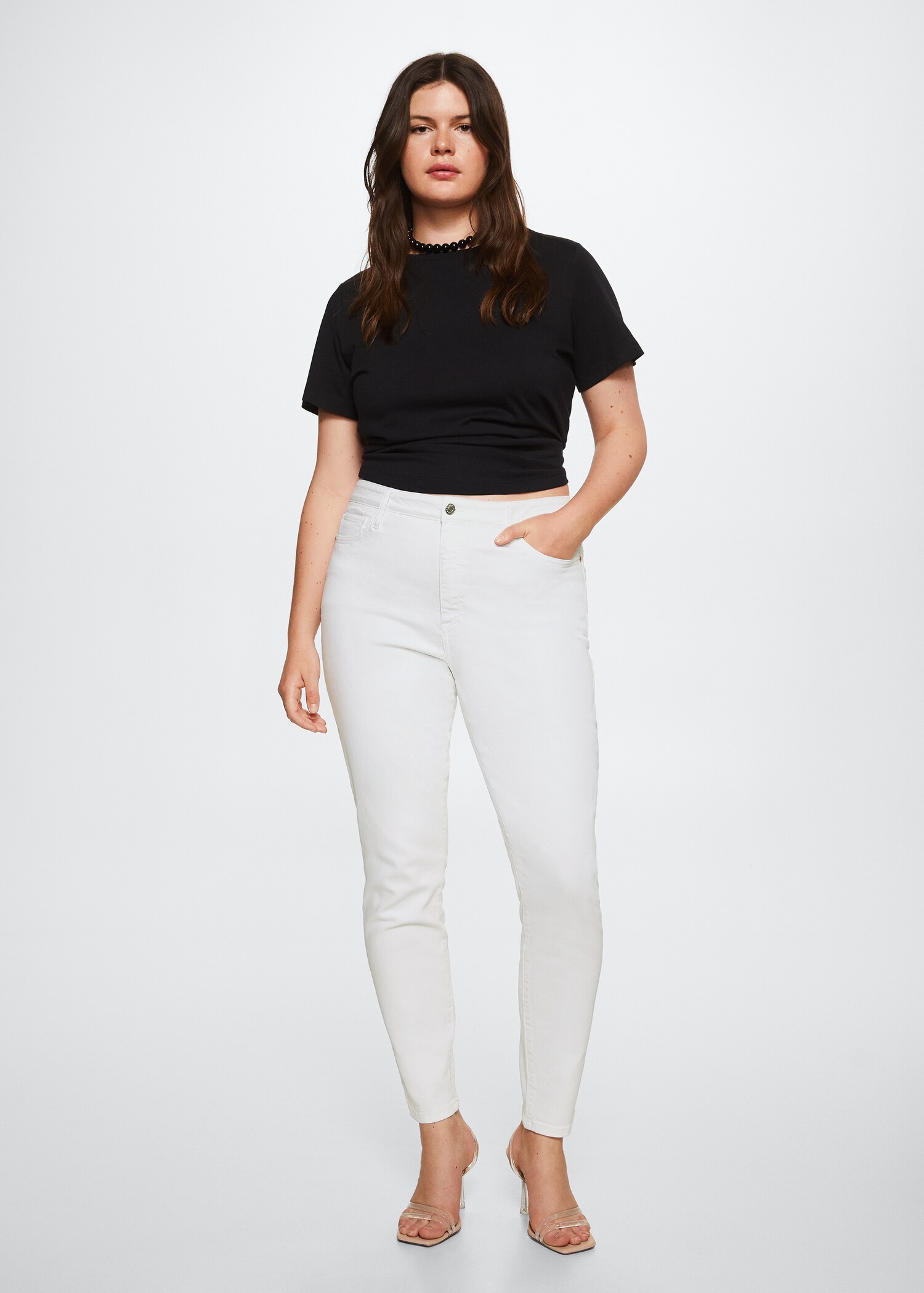 High-waist skinny jeans - Detail van het artikel 4
