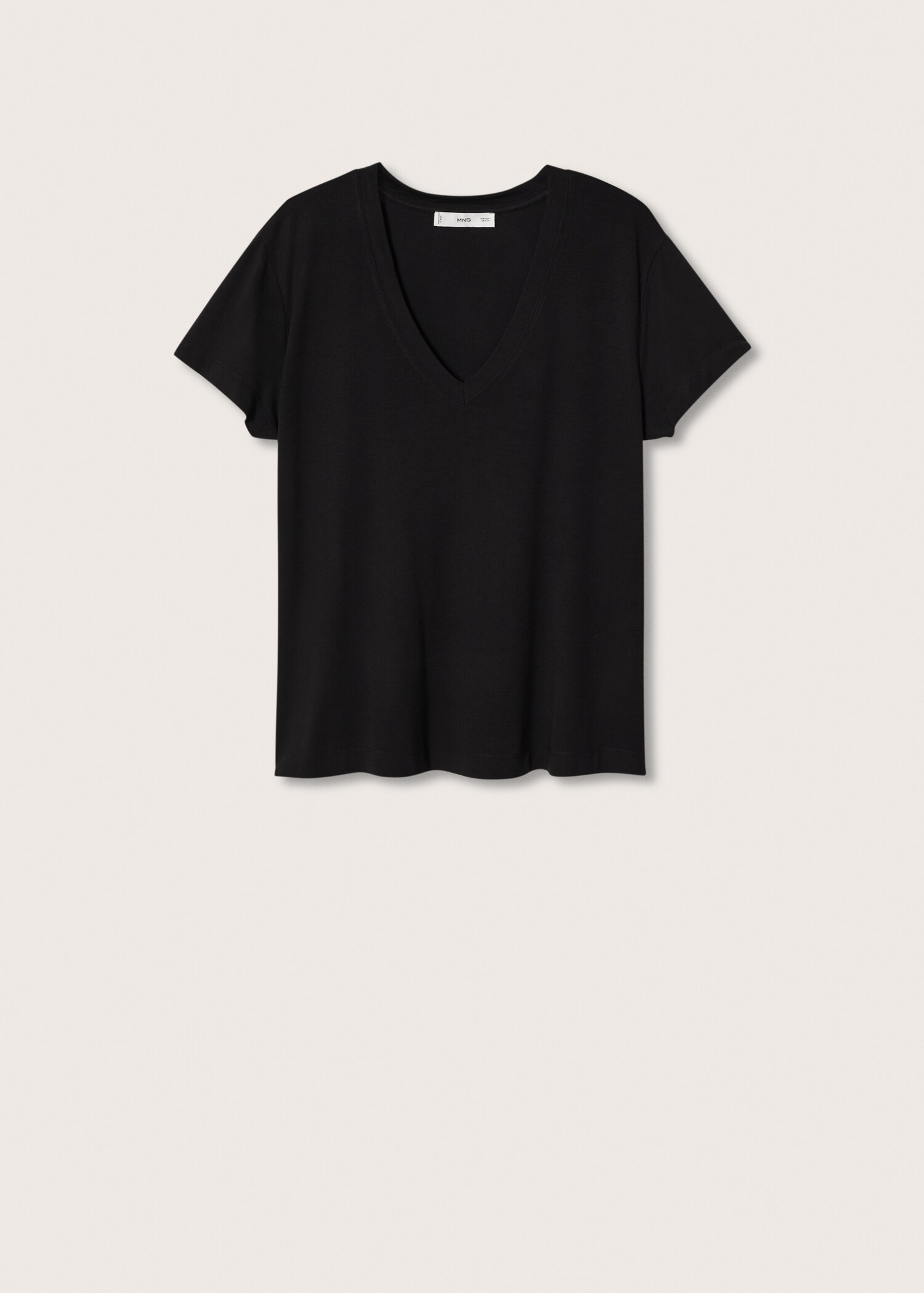 V-neck flowy t-shirt - Article without model
