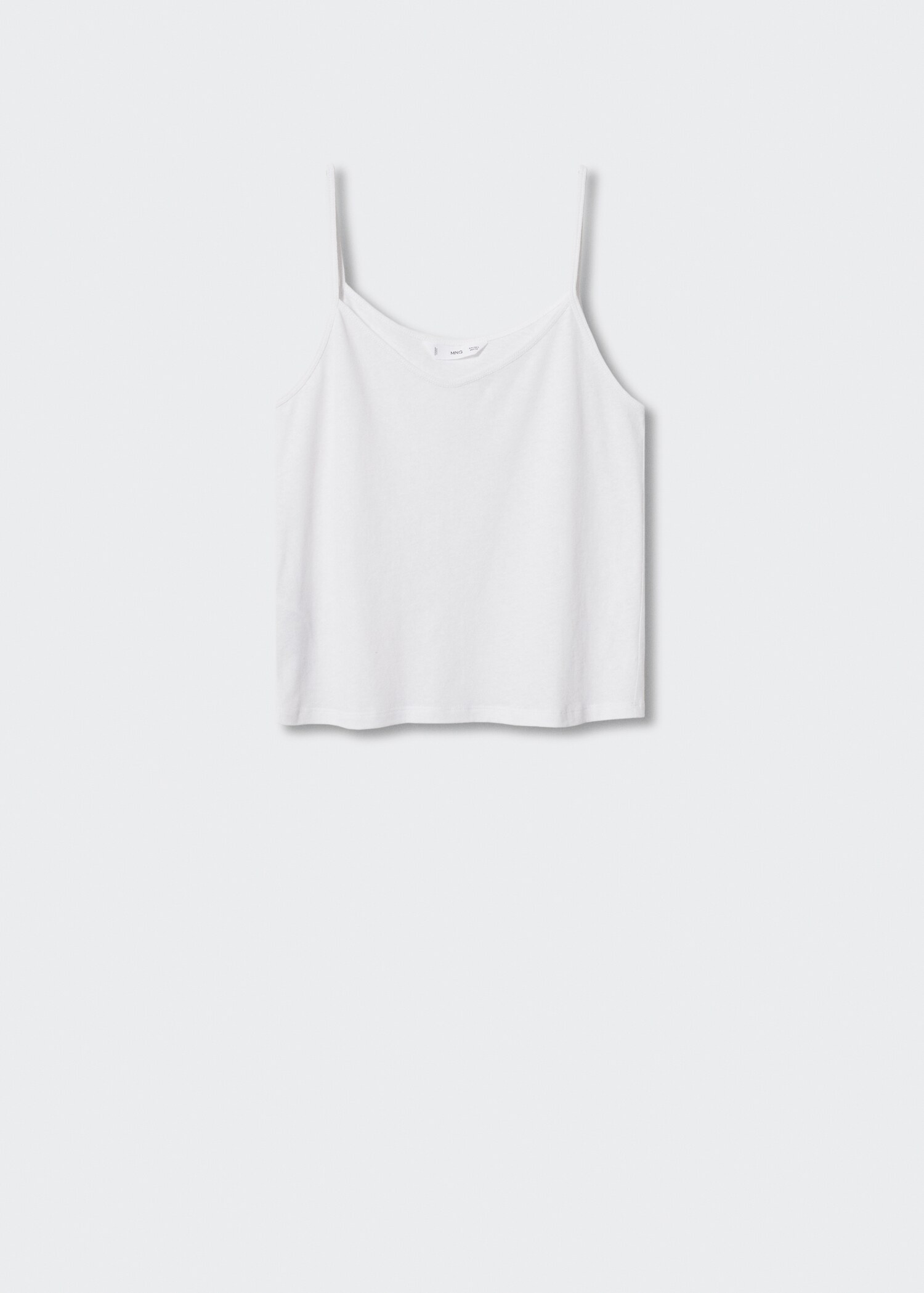 Cotton linen-blend top - Article without model