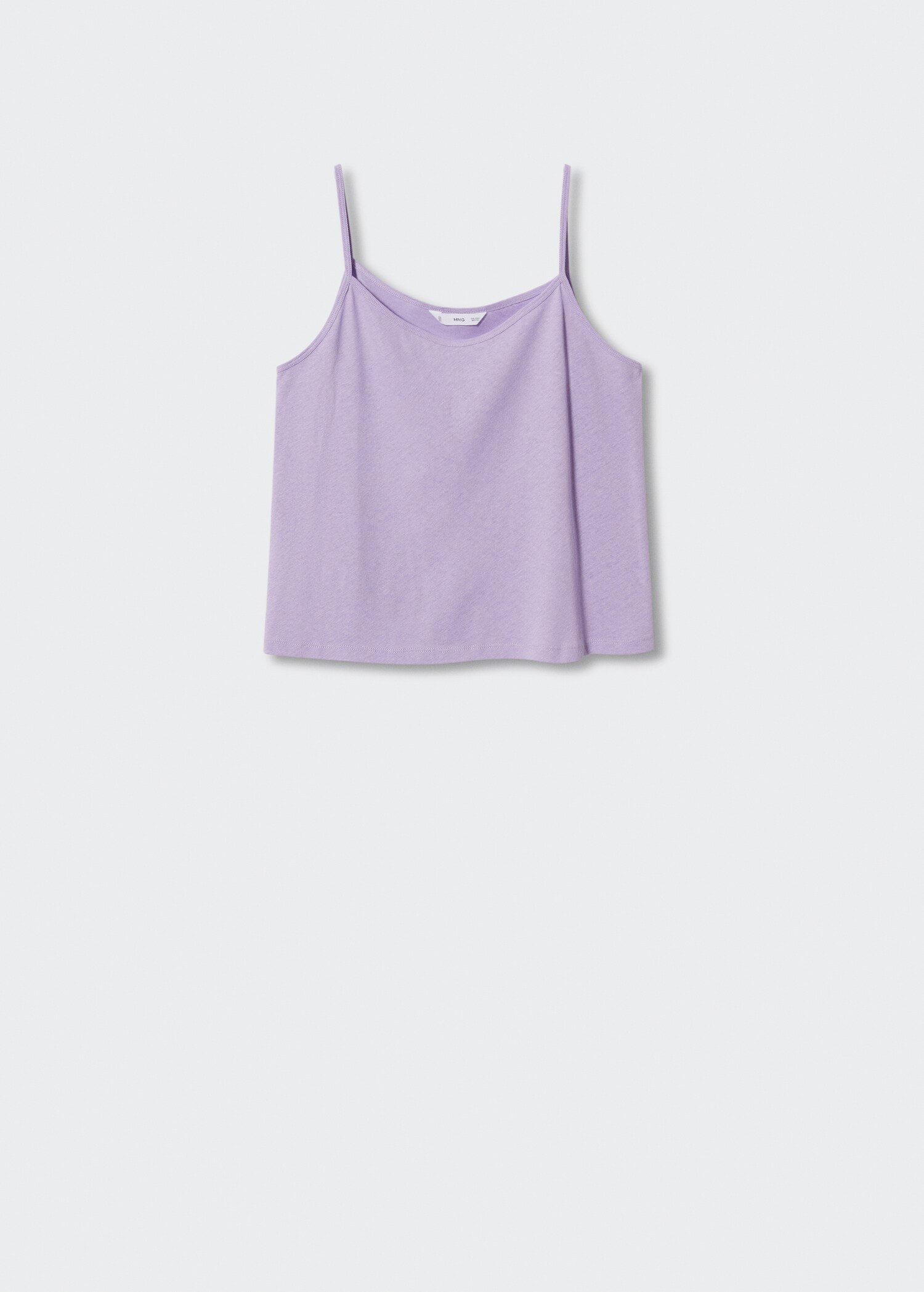 Cotton linen-blend top - Article without model