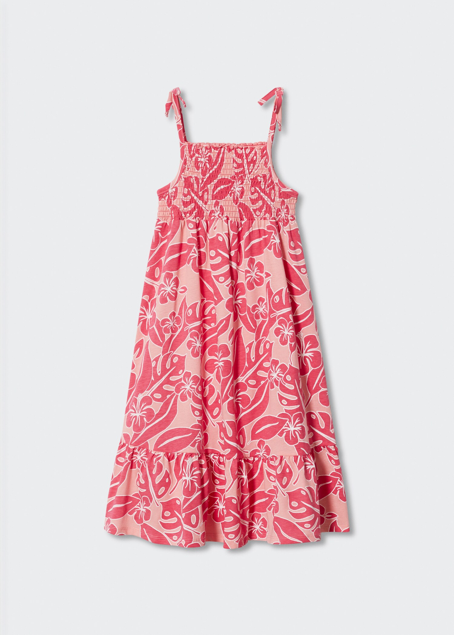 Robe froncée imprimée - Article sans modèle
