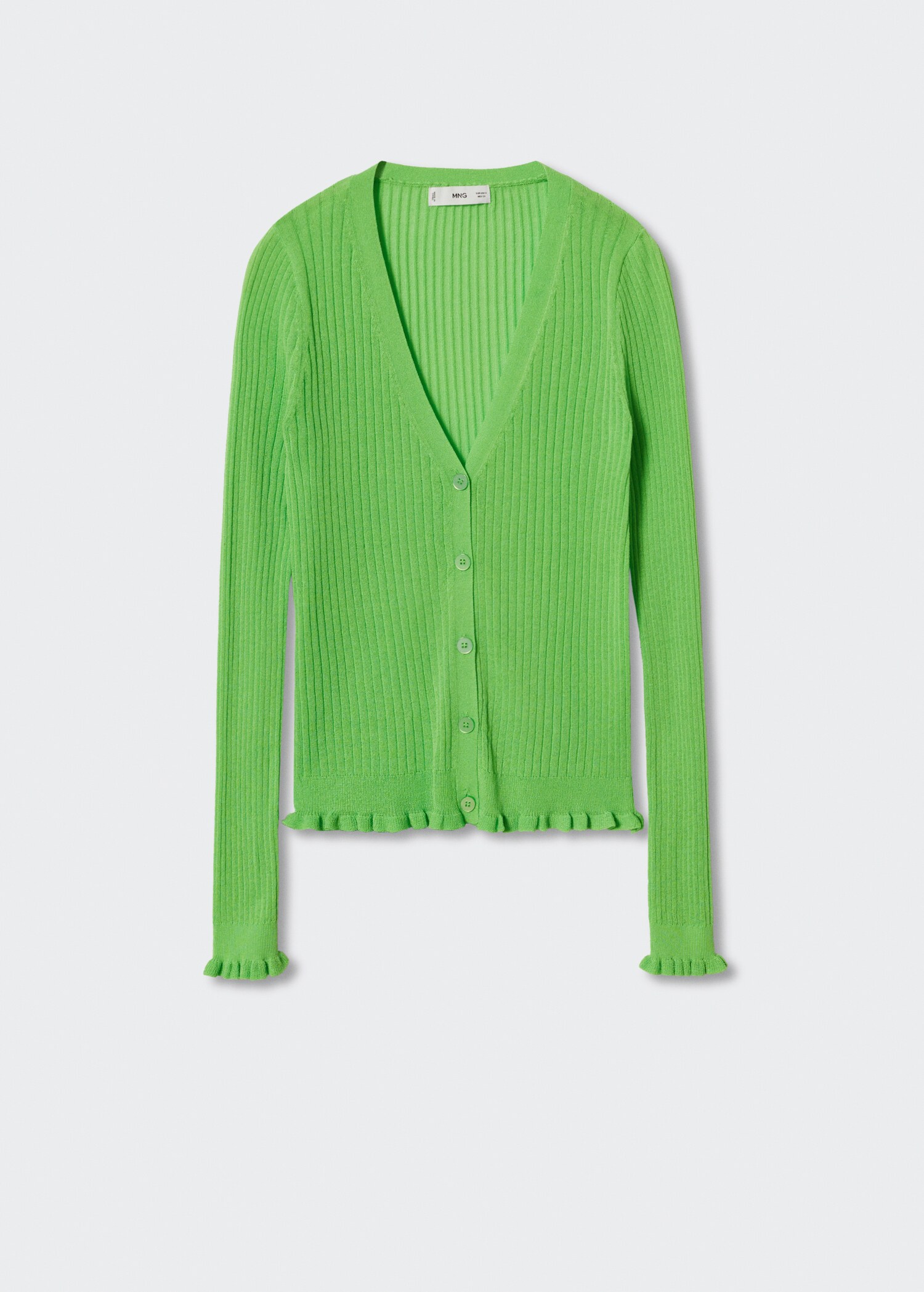 Cardigan maille côtelée - Article sans modèle