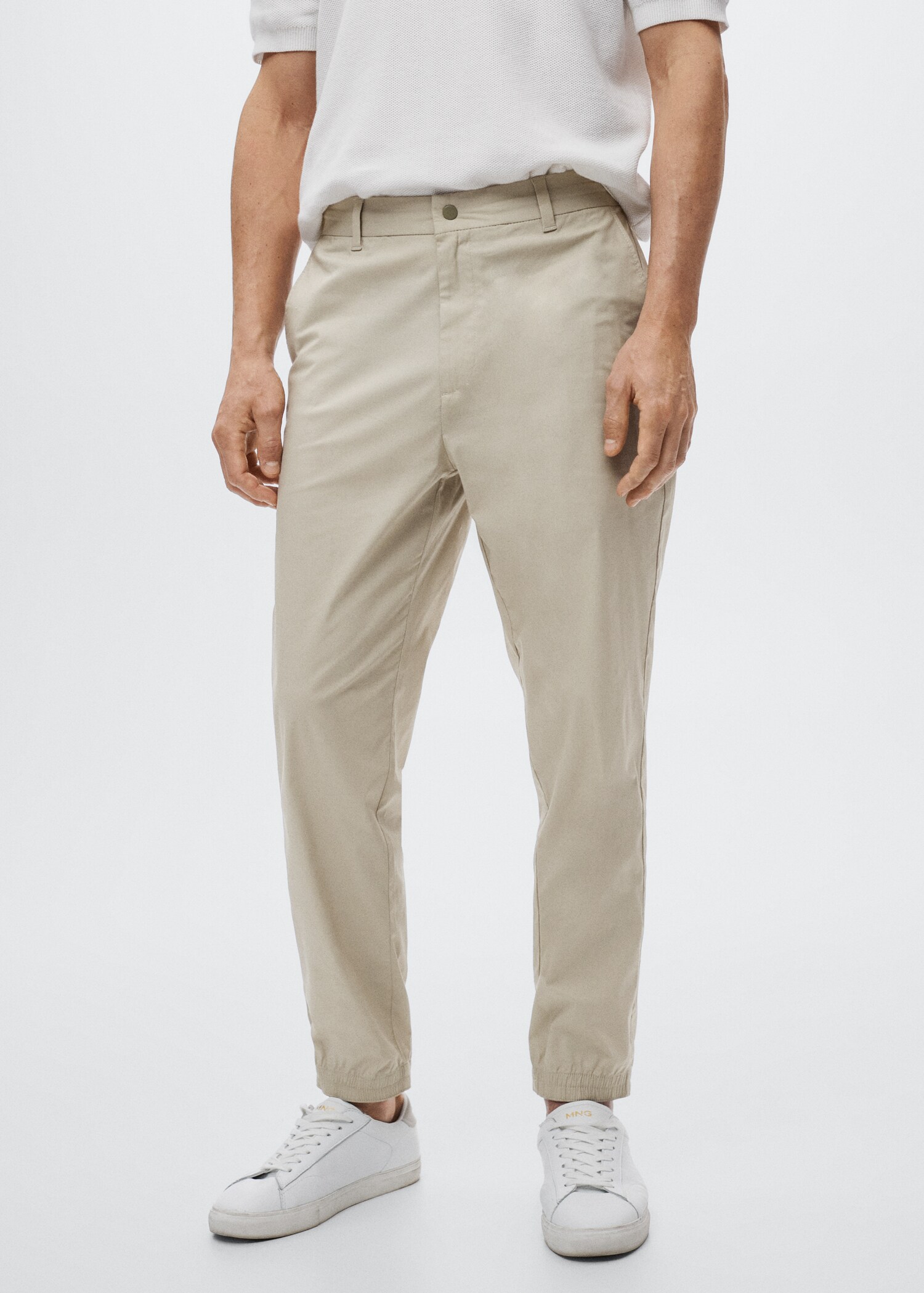 Pantalón jogger algodón - Plano medio