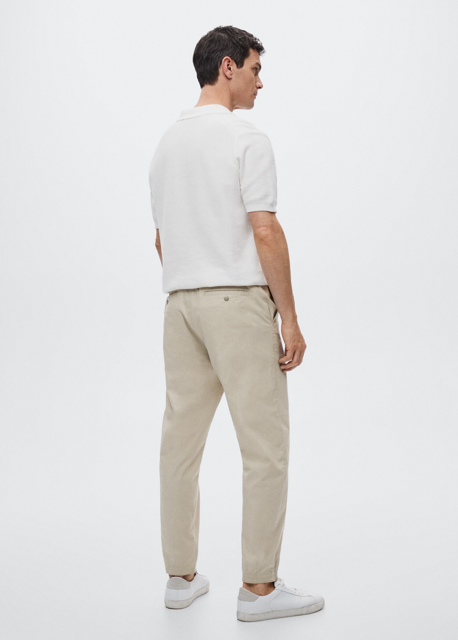Pantalón jogger algodón - Reverso del artículo
