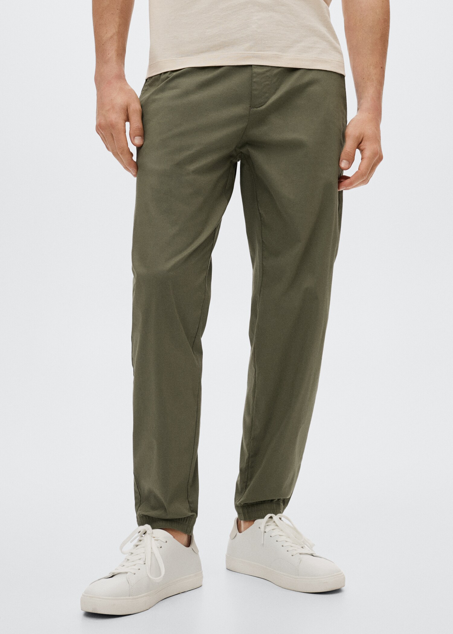 Pantalón jogger algodón - Plano medio
