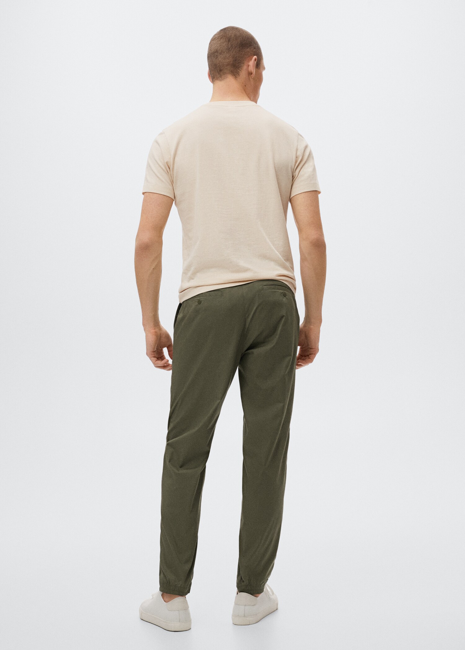 Pantalón jogger algodón - Reverso del artículo