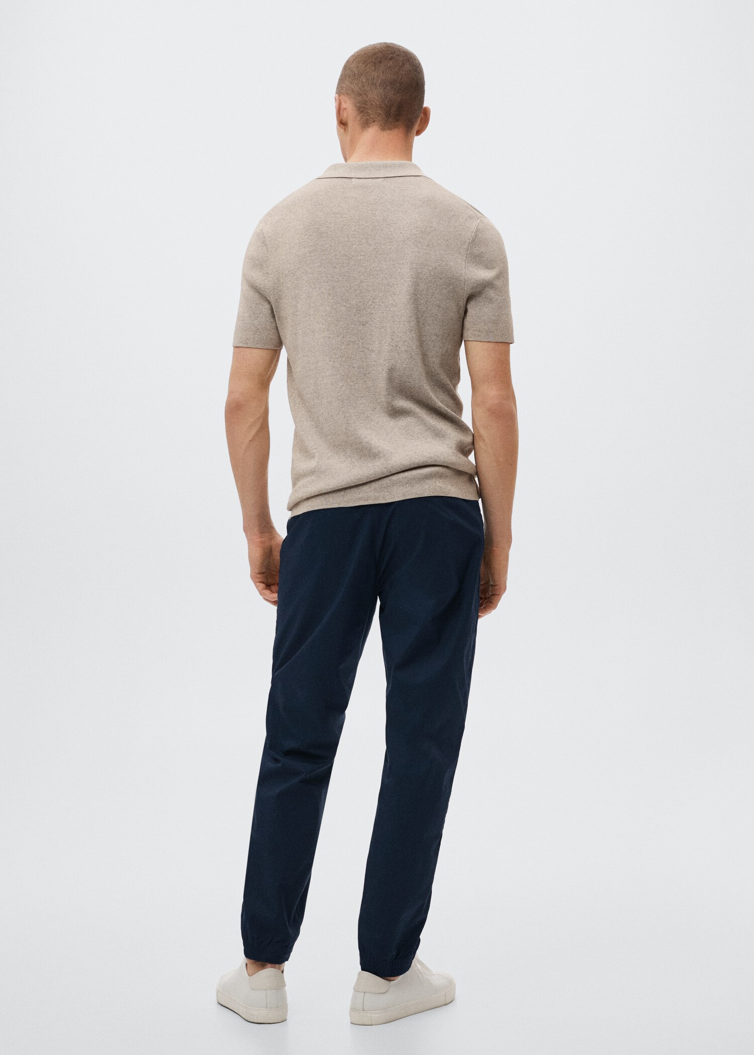 Pantalón jogger algodón - Reverso del artículo