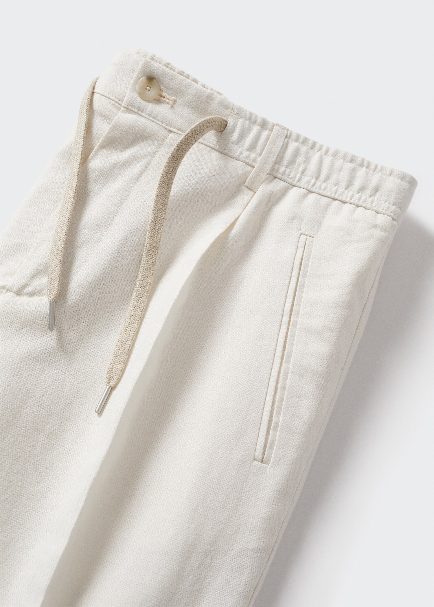 Relaxed linen trousers - Details of the article 8
