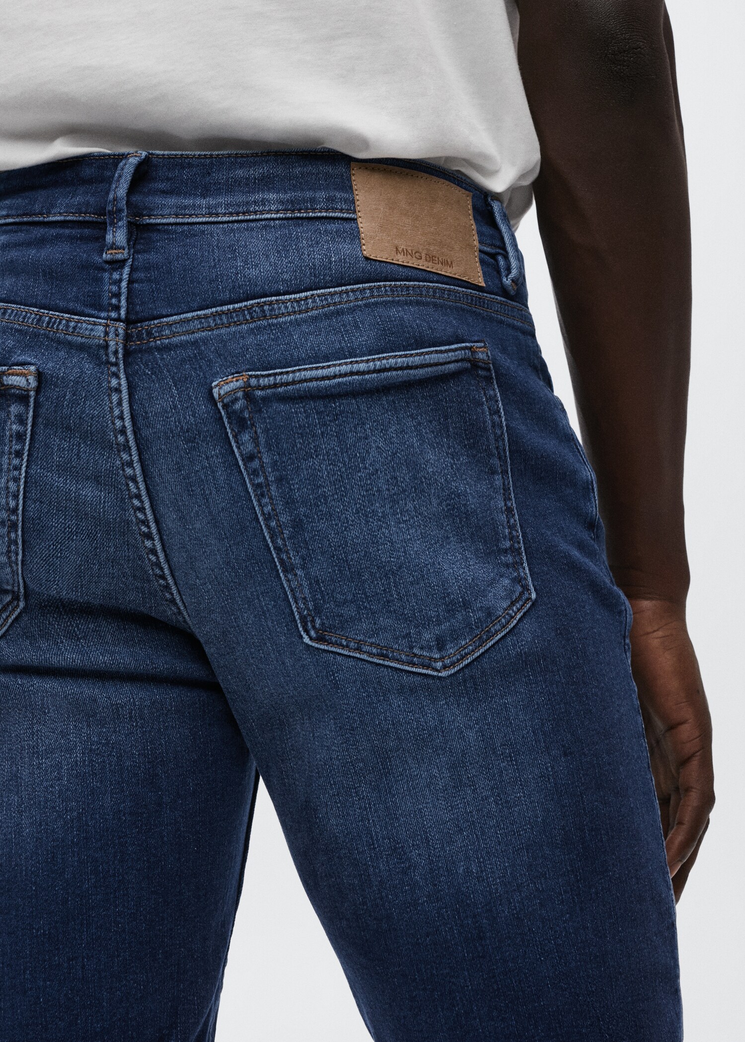 Calções de ganga slim fit - Pormenor do artigo 3