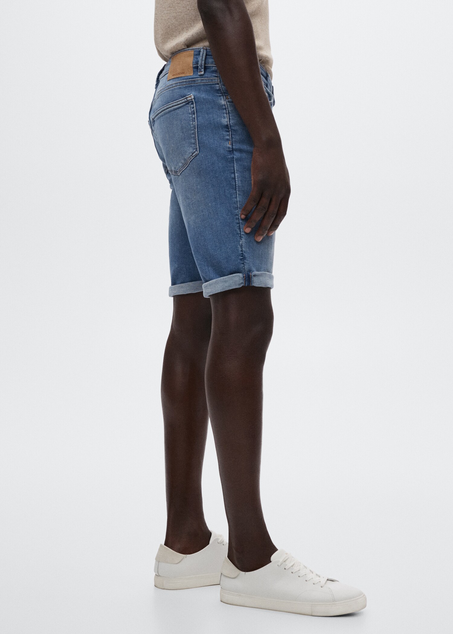 Calções de ganga slim fit - Pormenor do artigo 2