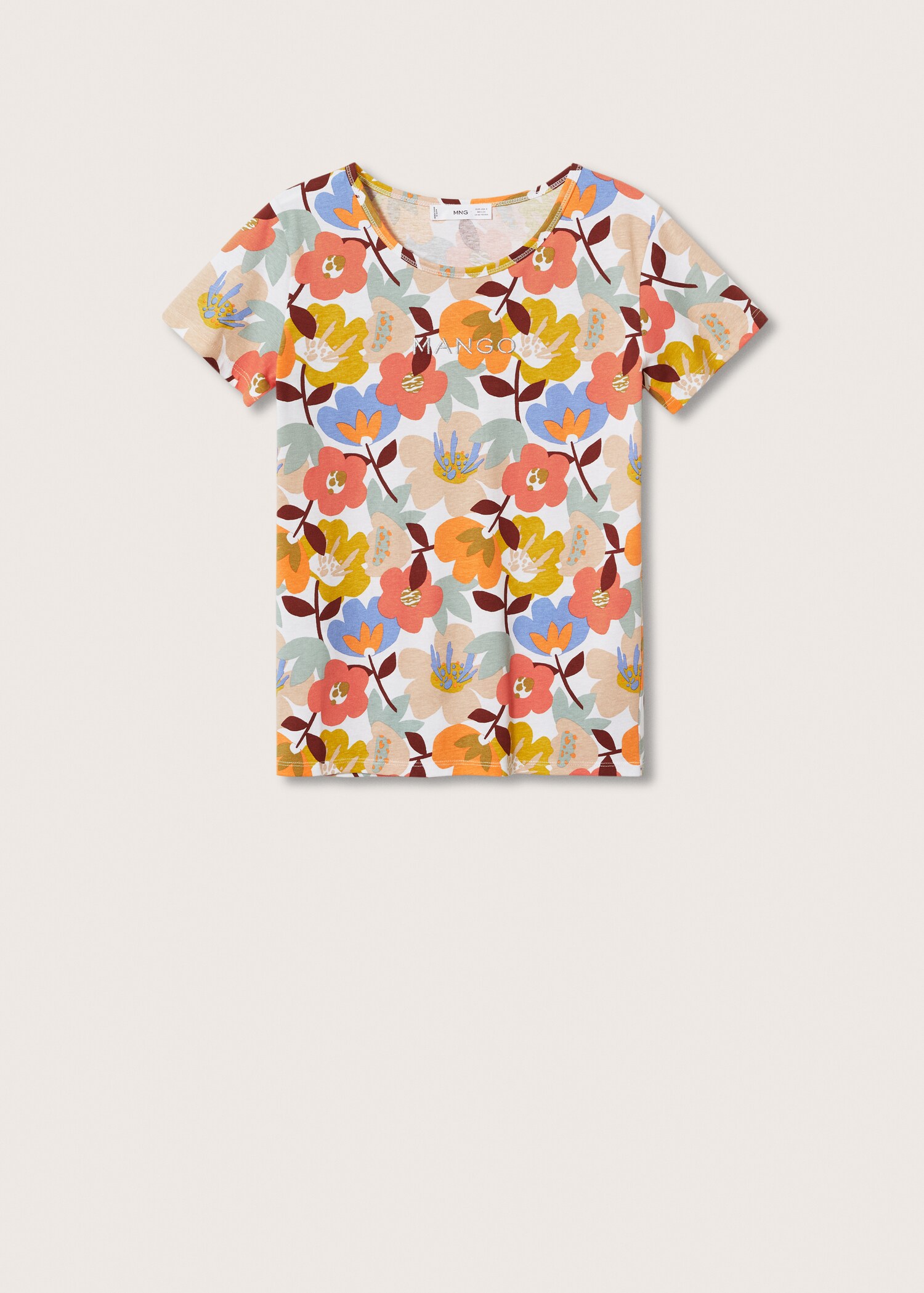 Embroidered logo print t-shirt - Article without model
