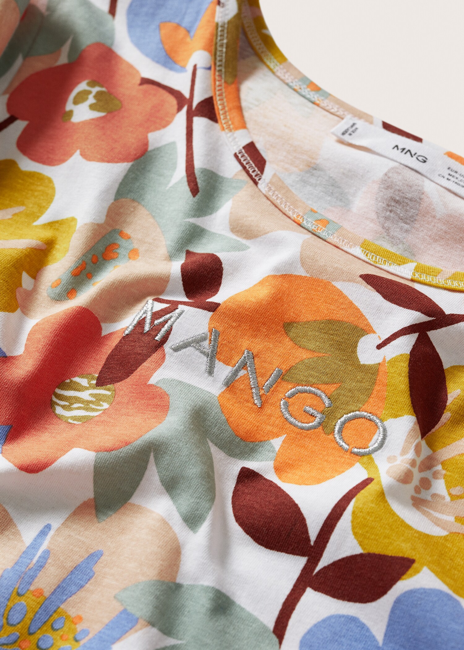 Embroidered logo print t-shirt - Details of the article 8