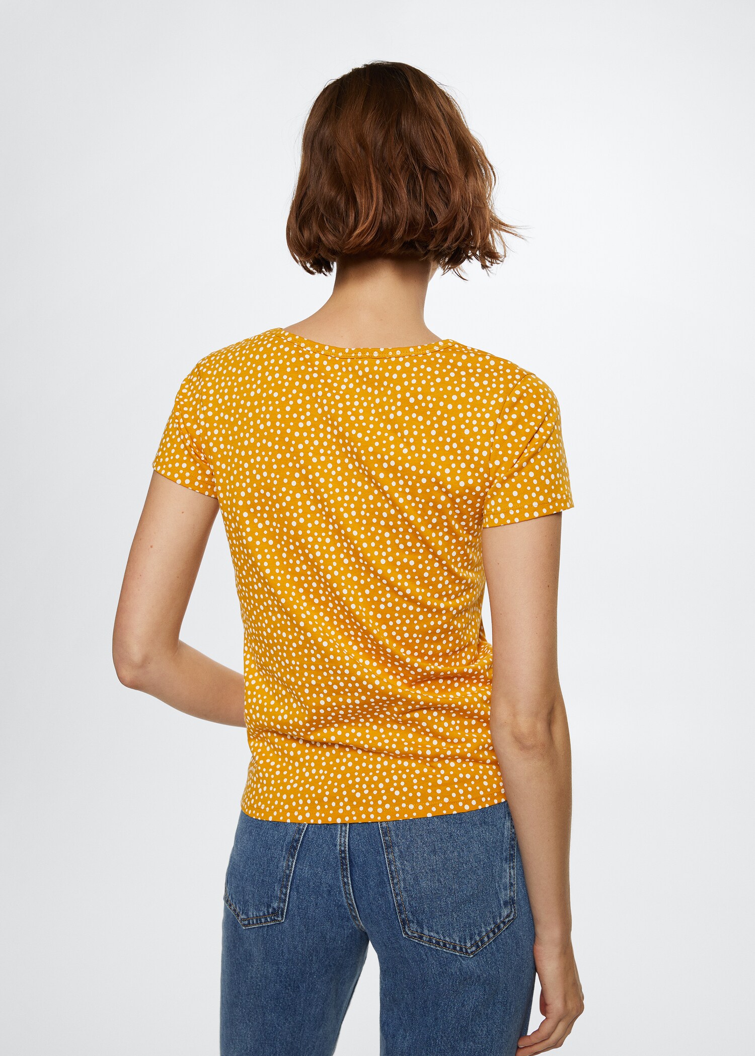 Embroidered logo print t-shirt - Reverse of the article