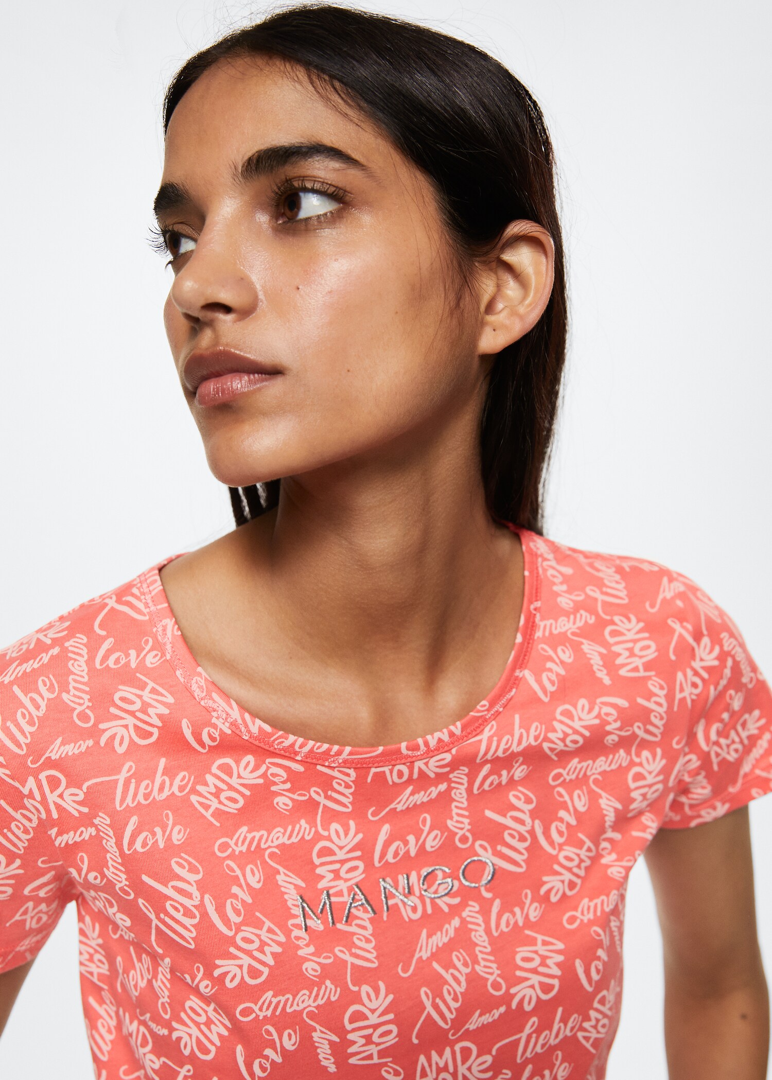 Embroidered logo print t-shirt - Details of the article 1